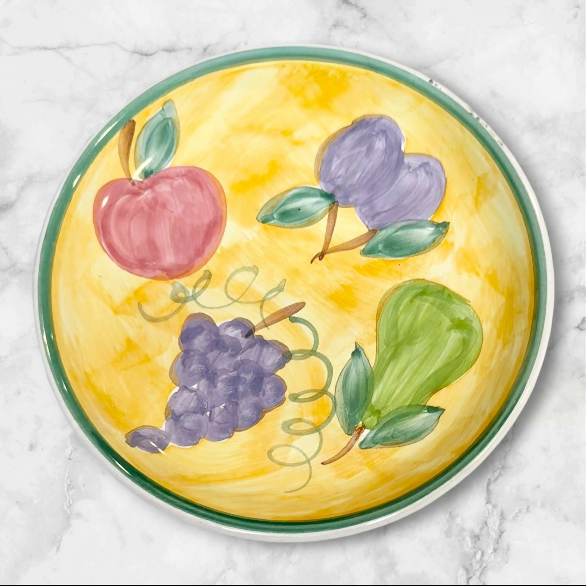 Caleca Frutta Italian Dinner & Salad Plates | Set of 8 | Great Condition
