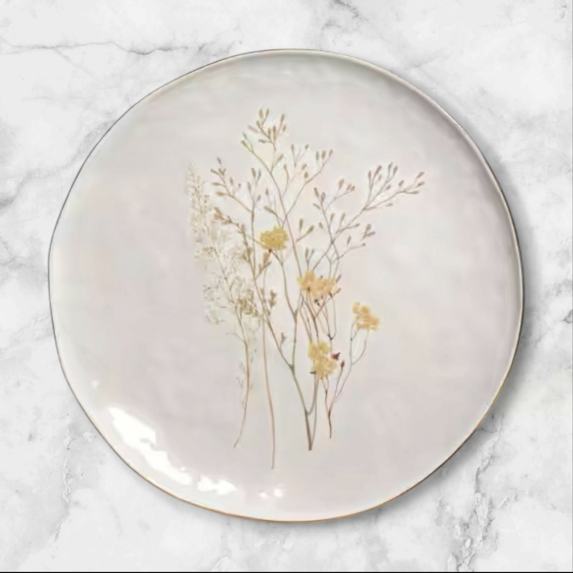 Sango Gansevoort Wildflower Porcelain Salad Plates Set of 4 | Excellent Condition