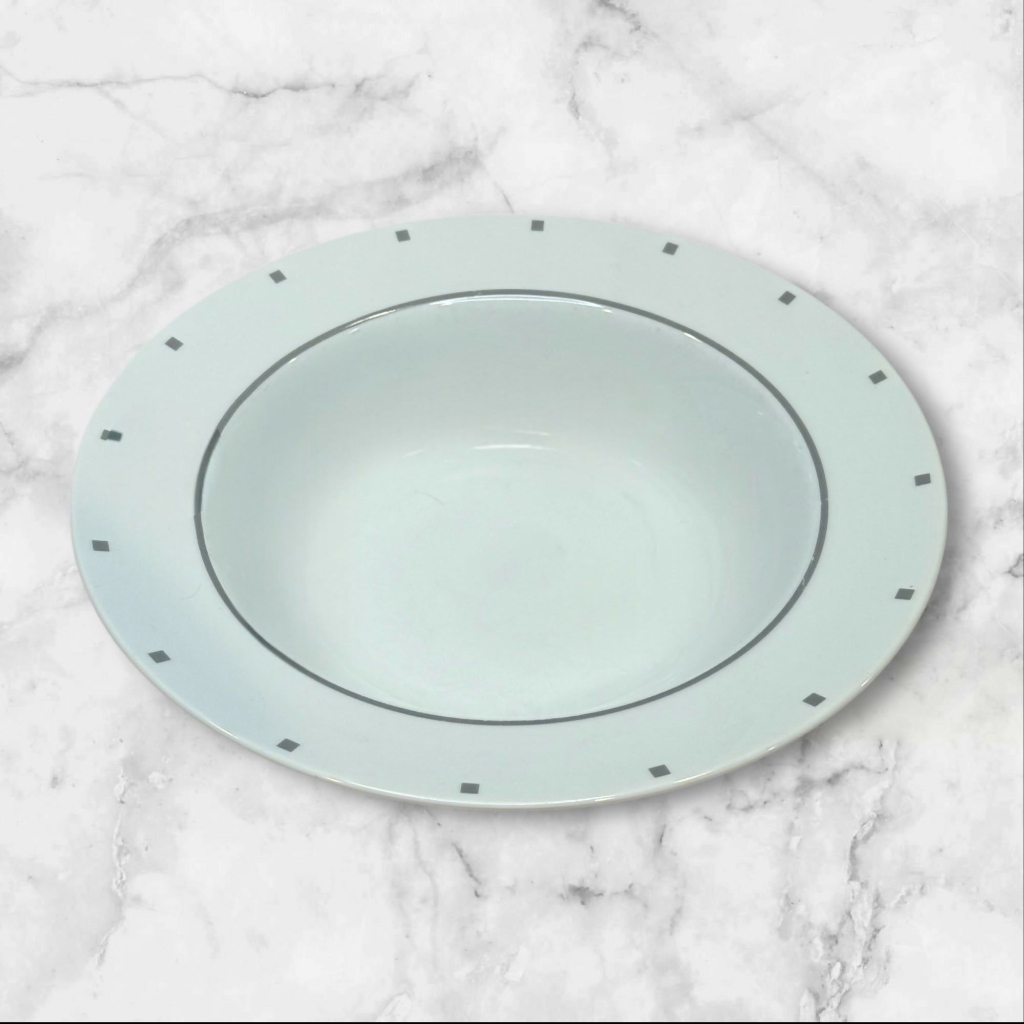 Sasaki Metropolis Grey Round Vegetable Bowl | 10” Serving Bowl | Great Condition