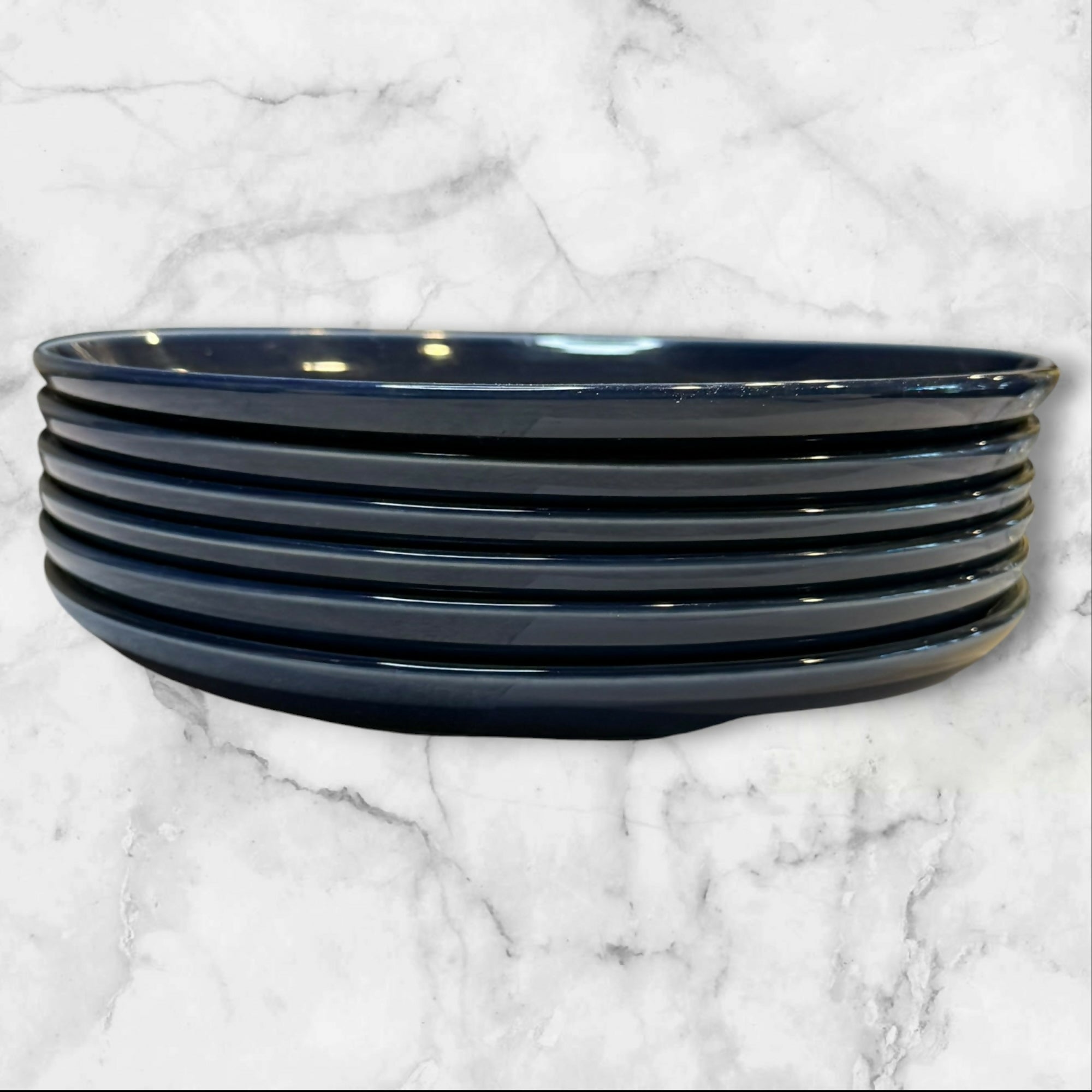 Pottery Barn Joshua Blue Dinner Plates | Set of 6 | Gently Used