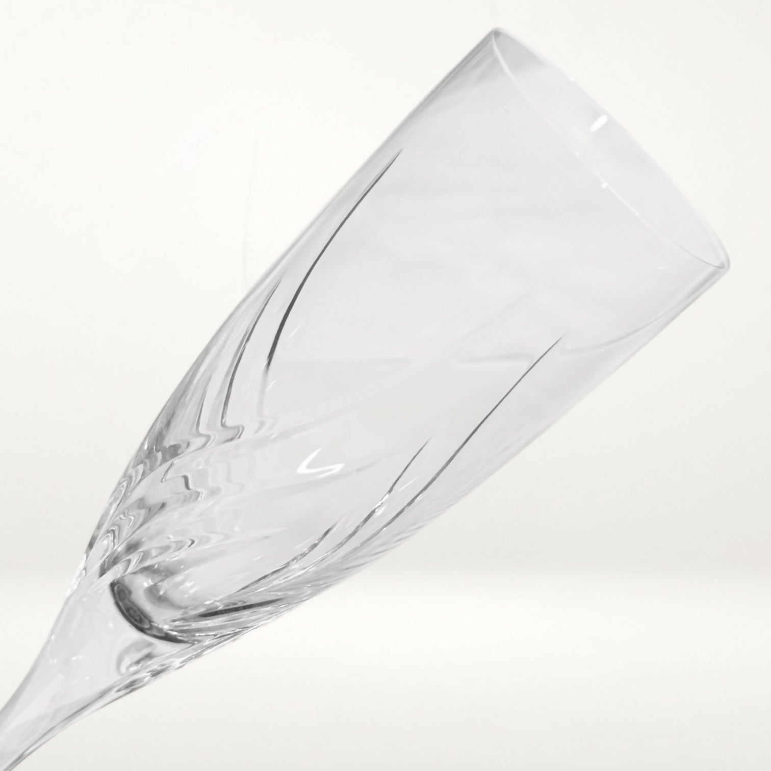 Rogaska Juliet Cut Crystal Champagne Flutes | Set of 4 | Excellent