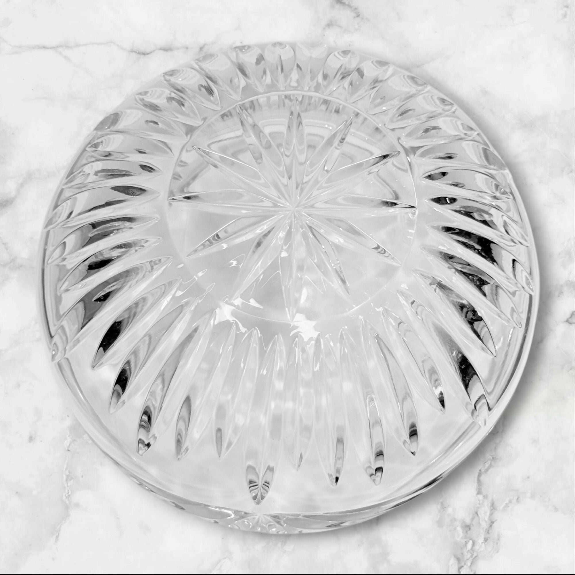 Waterford Crystal Calais Crystal Bowl | Wide Band Cut Glass | Excellent Condition