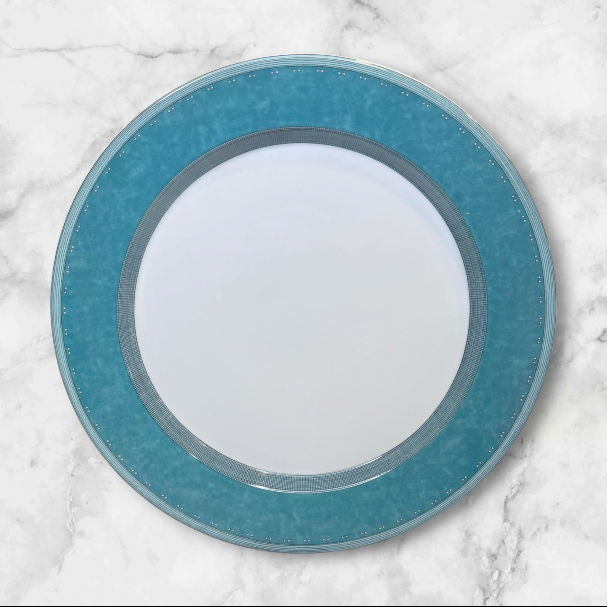 Dansk Gridworks Green 13” Chop Plates Round Platters | Set of 2 | Excellent