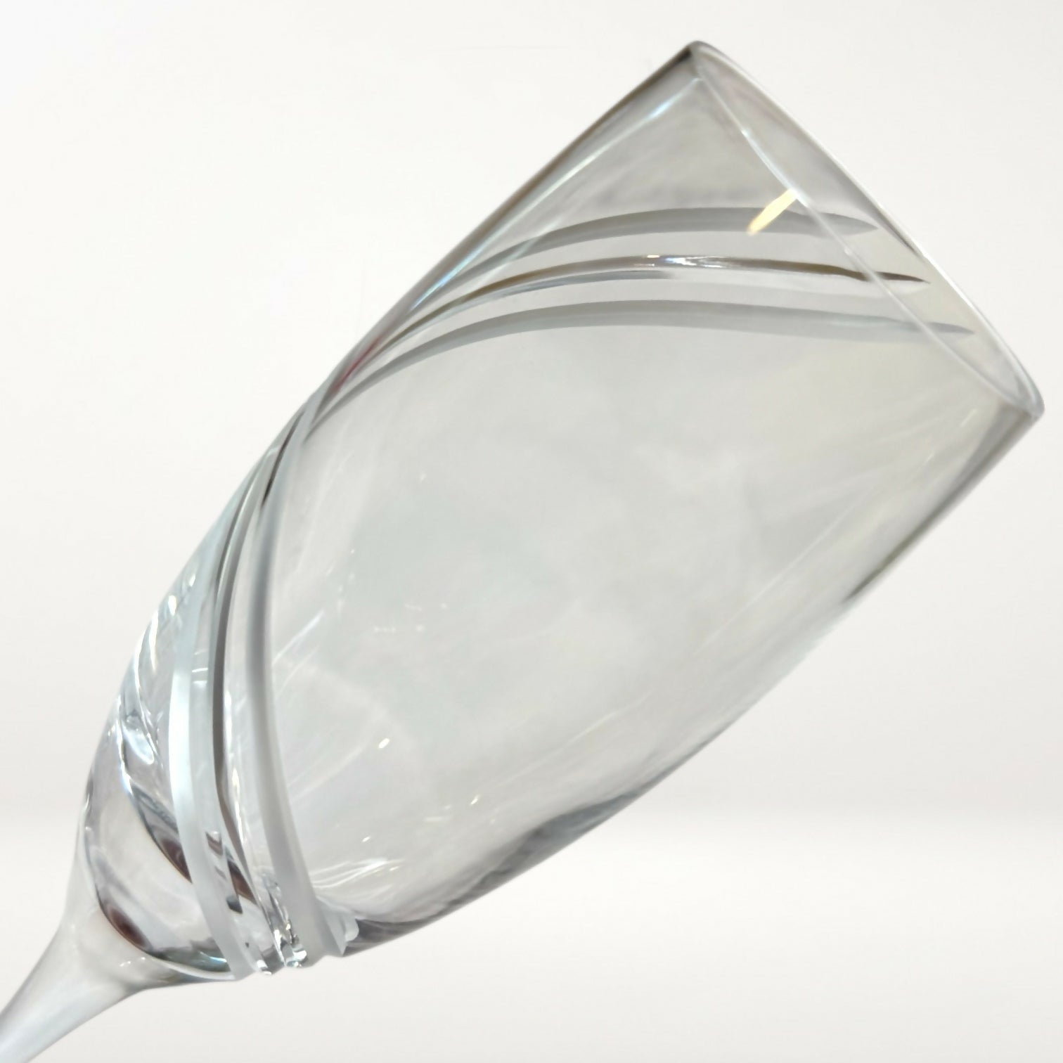 Cristal d’Arques Farandole Champagne Flutes | Set of 2 | Pre-Owned | Excellent Condition