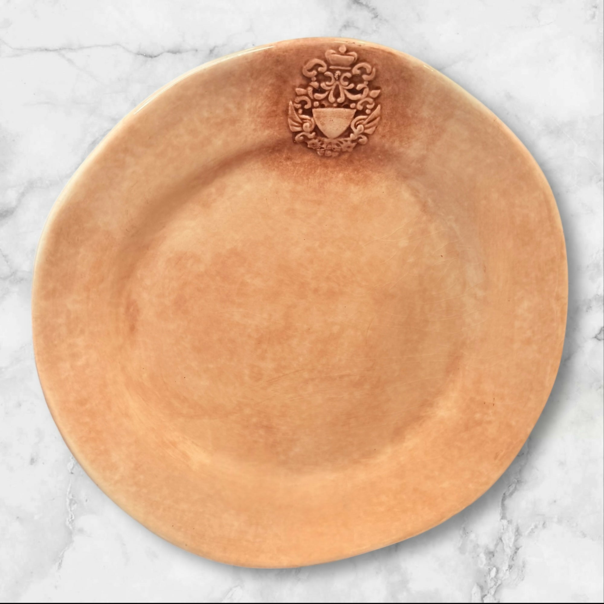 Caff Ceramiche Crest Dinner Plates Italy | Set of 4 | Excellent Condition