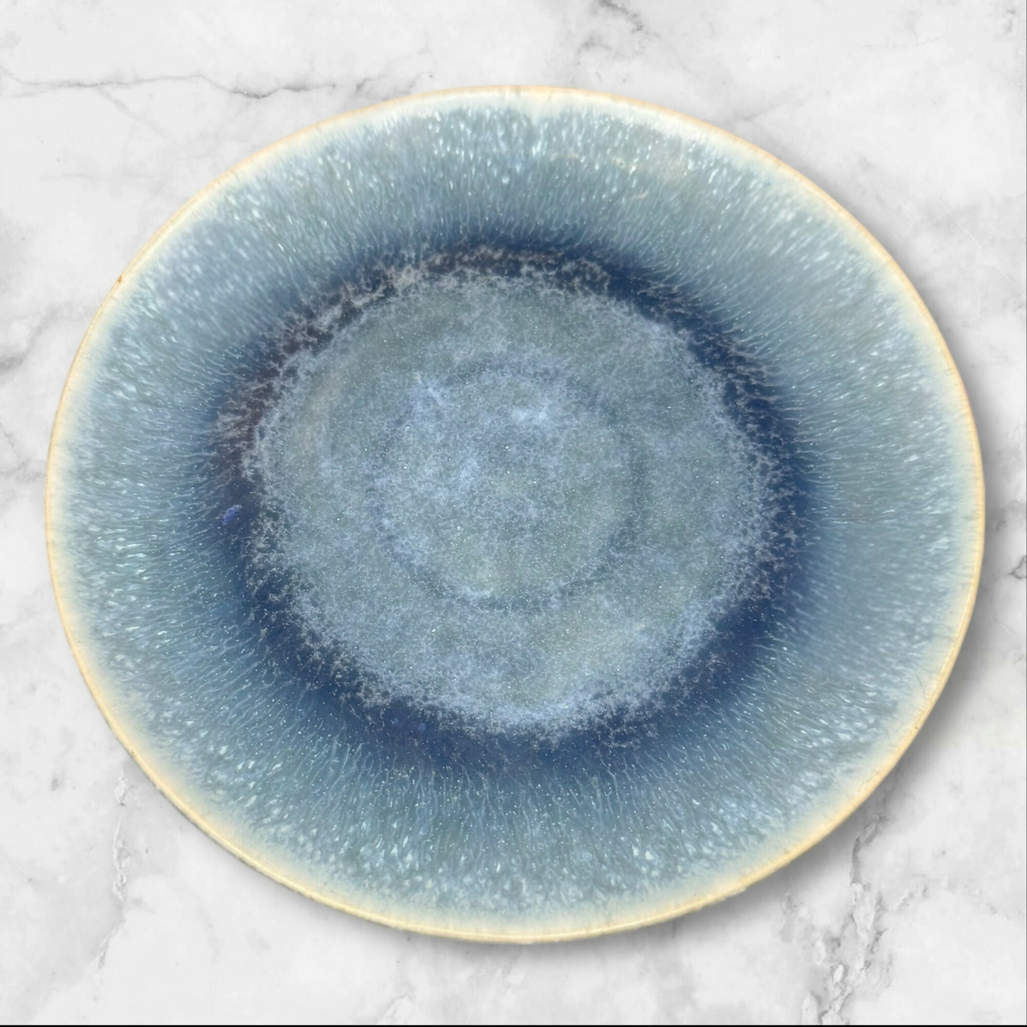 Crate & Barrel Caspian Blue Salad Plates | Set of 4 | Good Condition