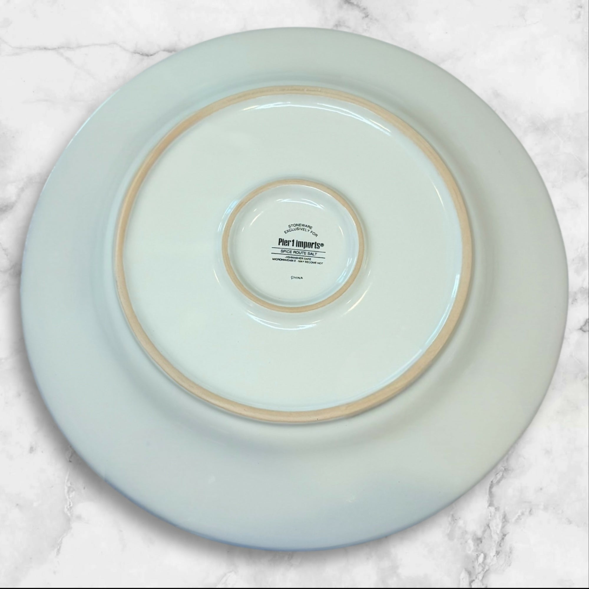 Pier 1 Spice Route White Dinner Plates | Set of 6 | Excellent Condition