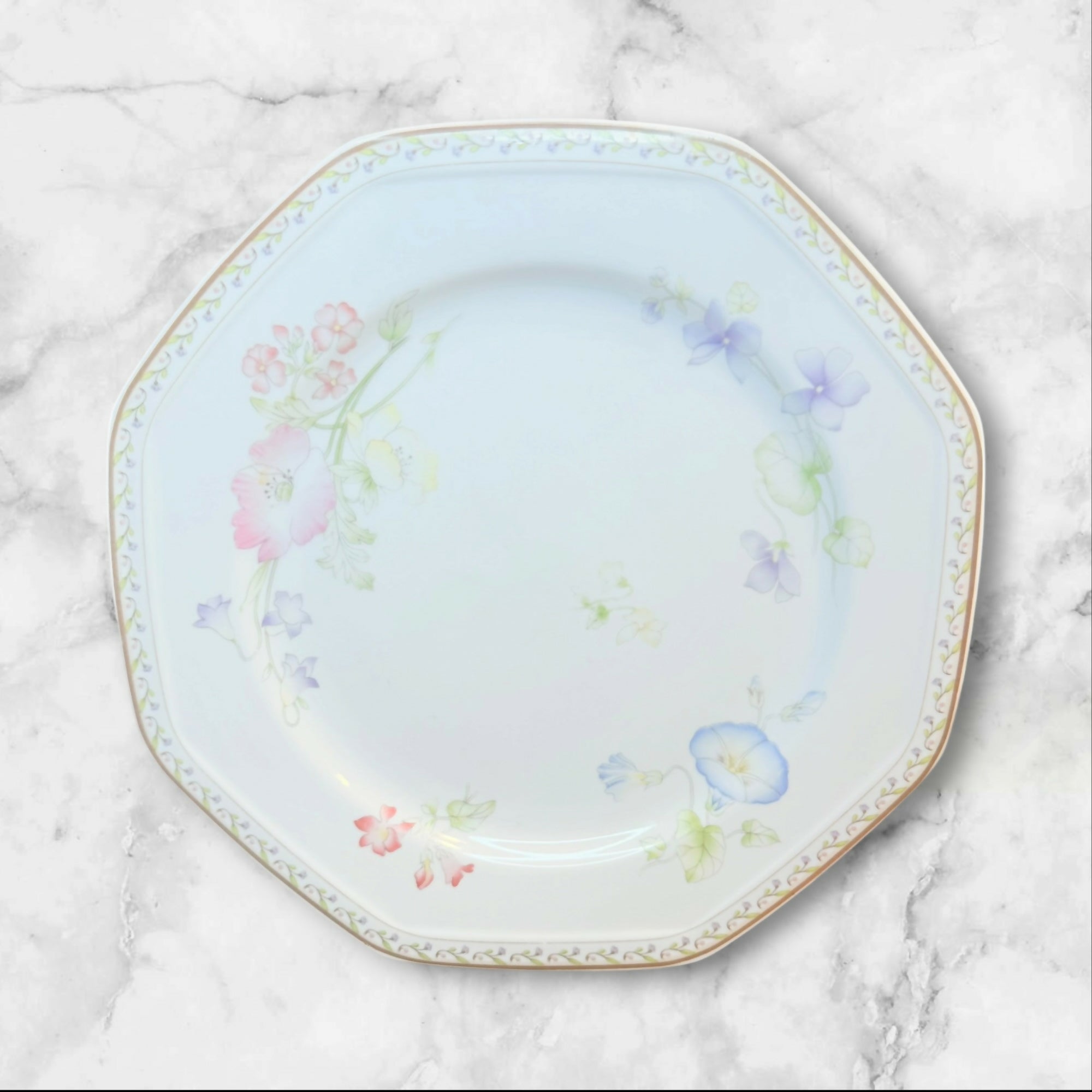 Christopher Stuart Bonaire Dinner Plates Set of 4 | Floral China | Gently Used