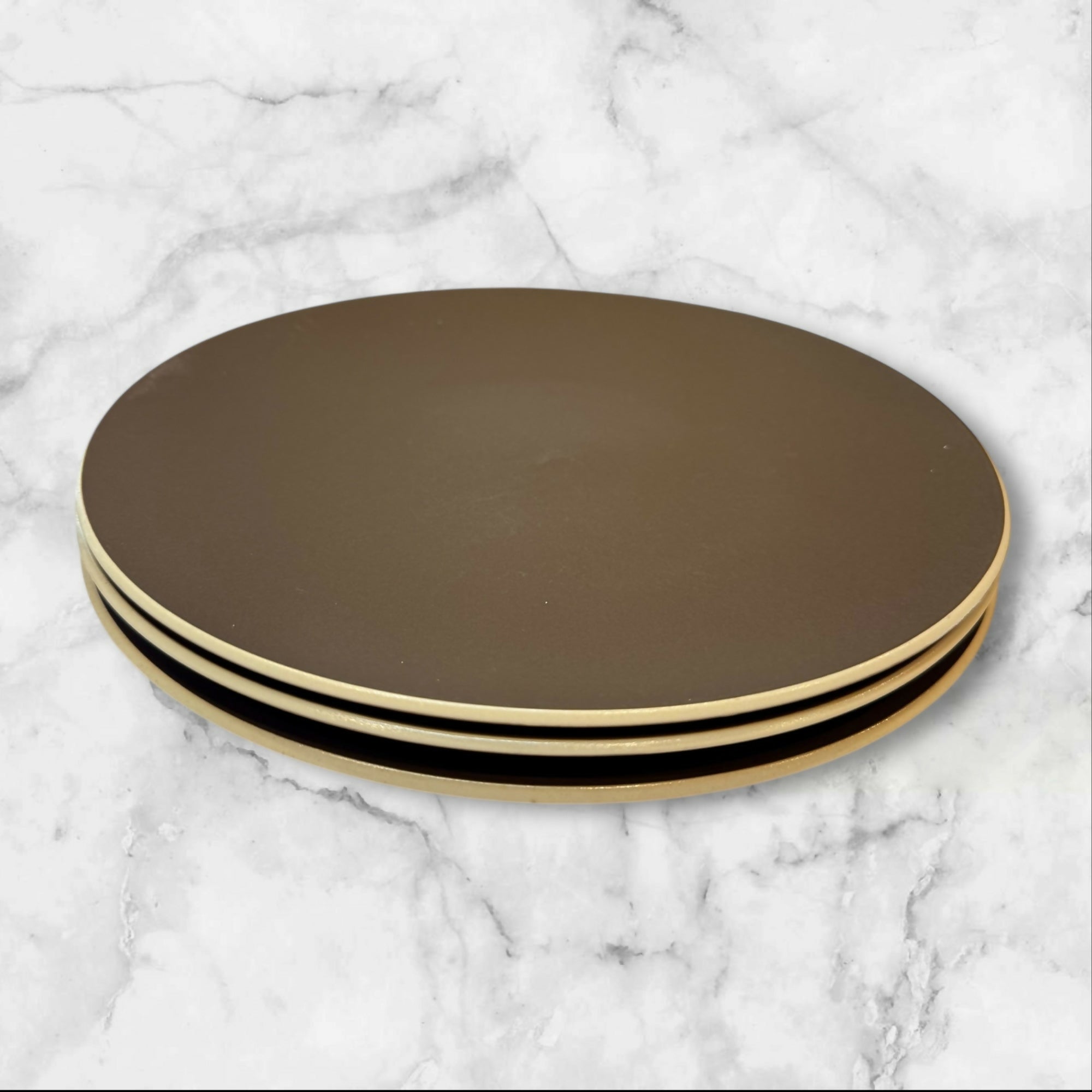 Vera Wang Wedgwood Naturals Fig Dinner Plates | Set of 3 | Good Condition