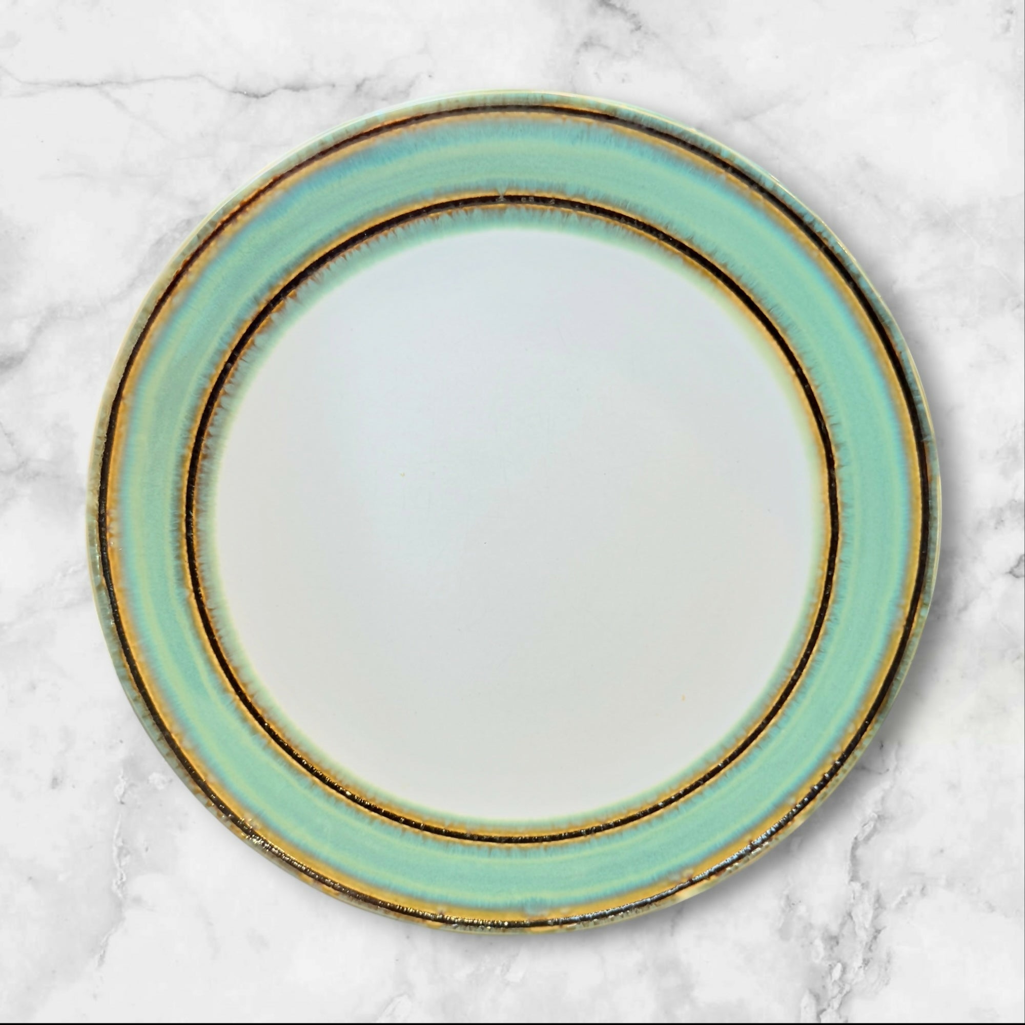 Sango Waves Green Dinner Plates Set of 3 | Excellent Condition