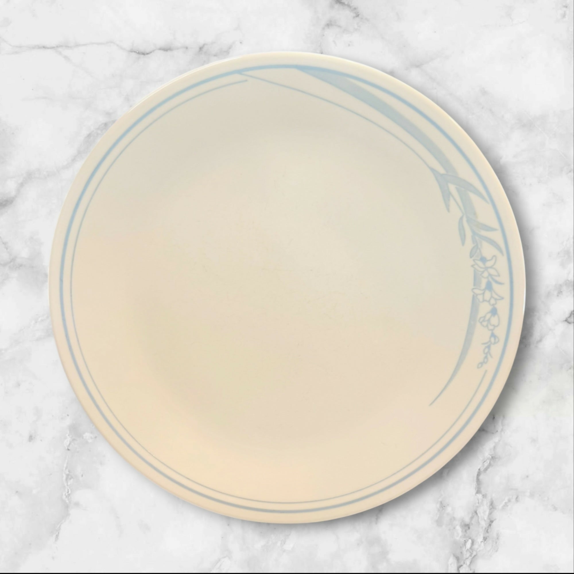 Corelle Blue Lily Dinner Plates | Set of 8 | Good Condition