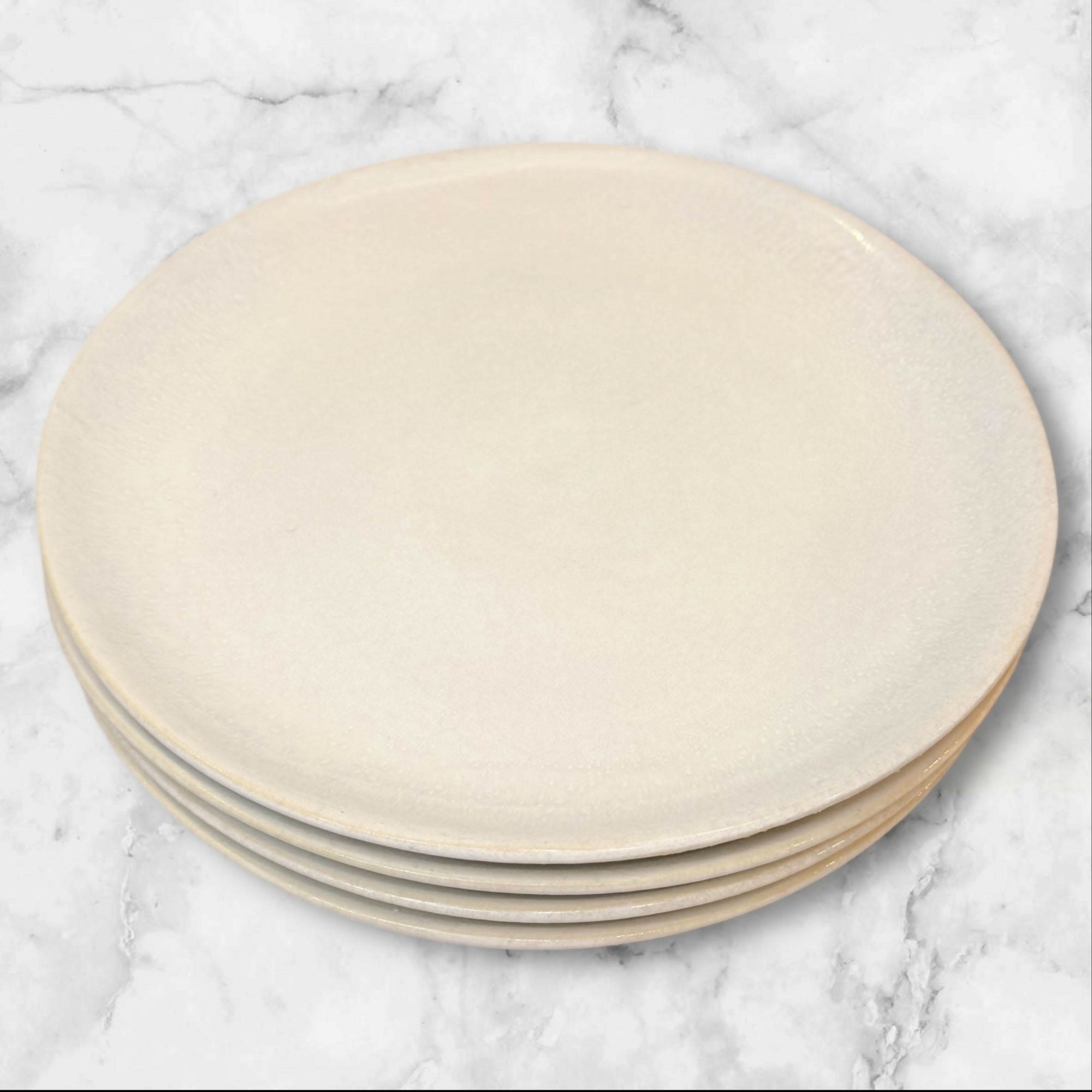 Williams Sonoma Cyprus Reactive Glaze Dinner Plates | Set of 4 | Excellent