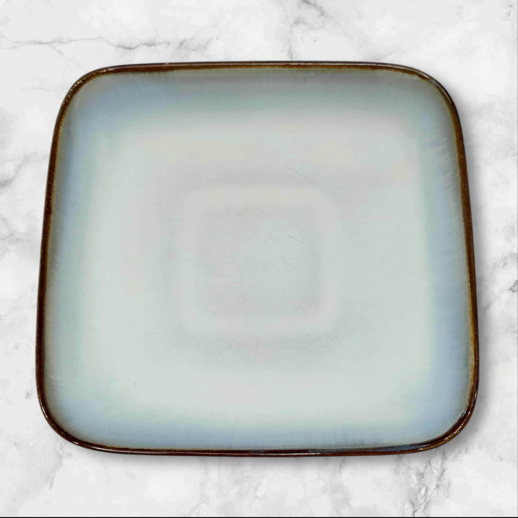 Sango Concepts Avocado Square Plates Dinner & Salad Set of 6 | Great