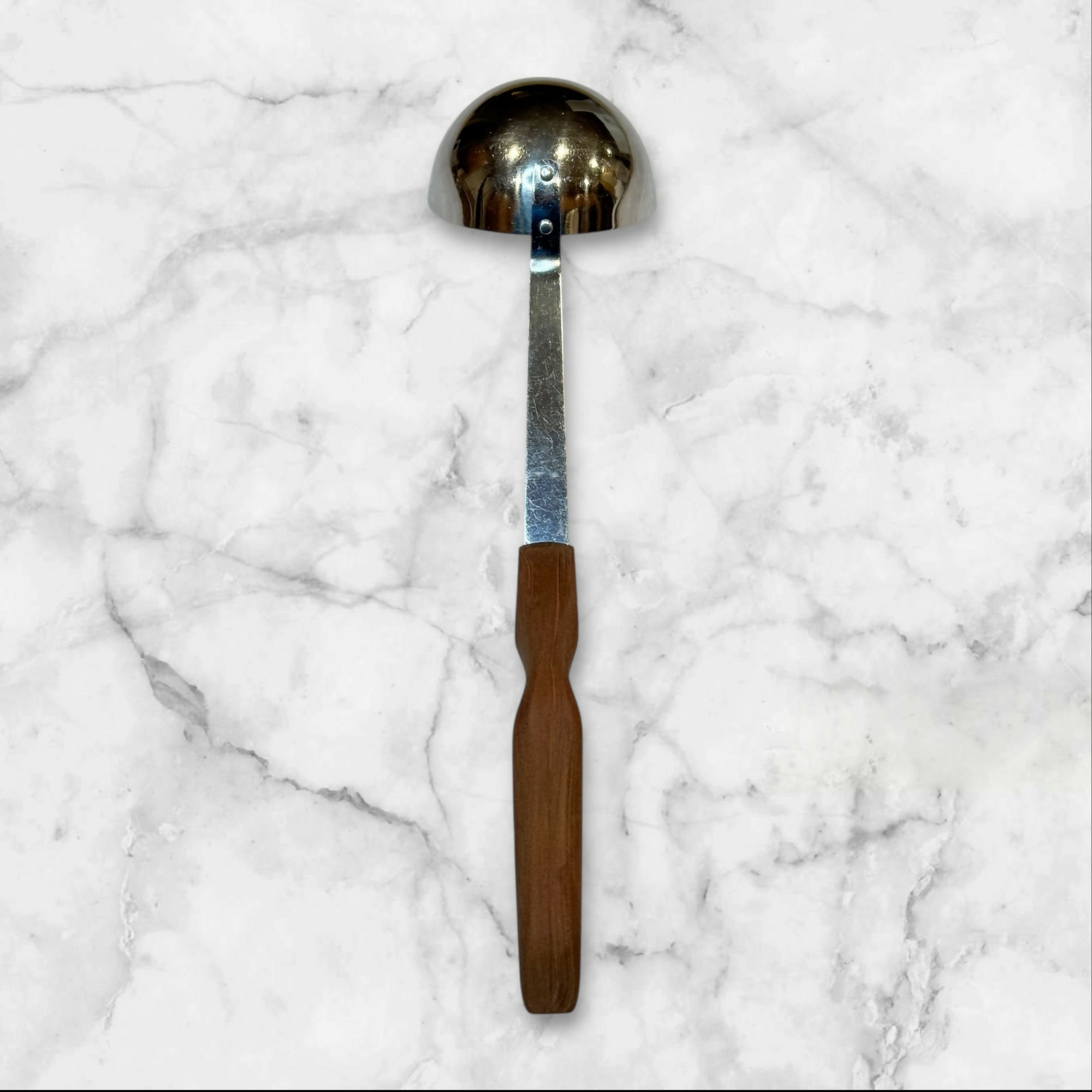 Vintage Cutco No. 15 Stainless Steel Ladle with Wood Handle | Great Condition