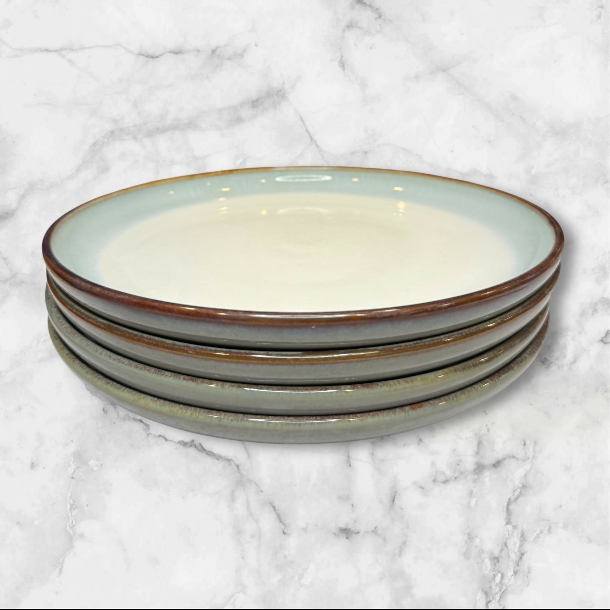 Sango Concepts Avocado Dinner Plates | Set of 4 | 11” | Excellent Condition