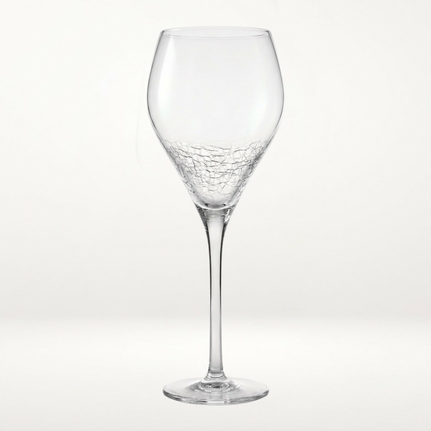 Pier 1 Crackle Wine Glasses | Set of 3 | Excellent Condition