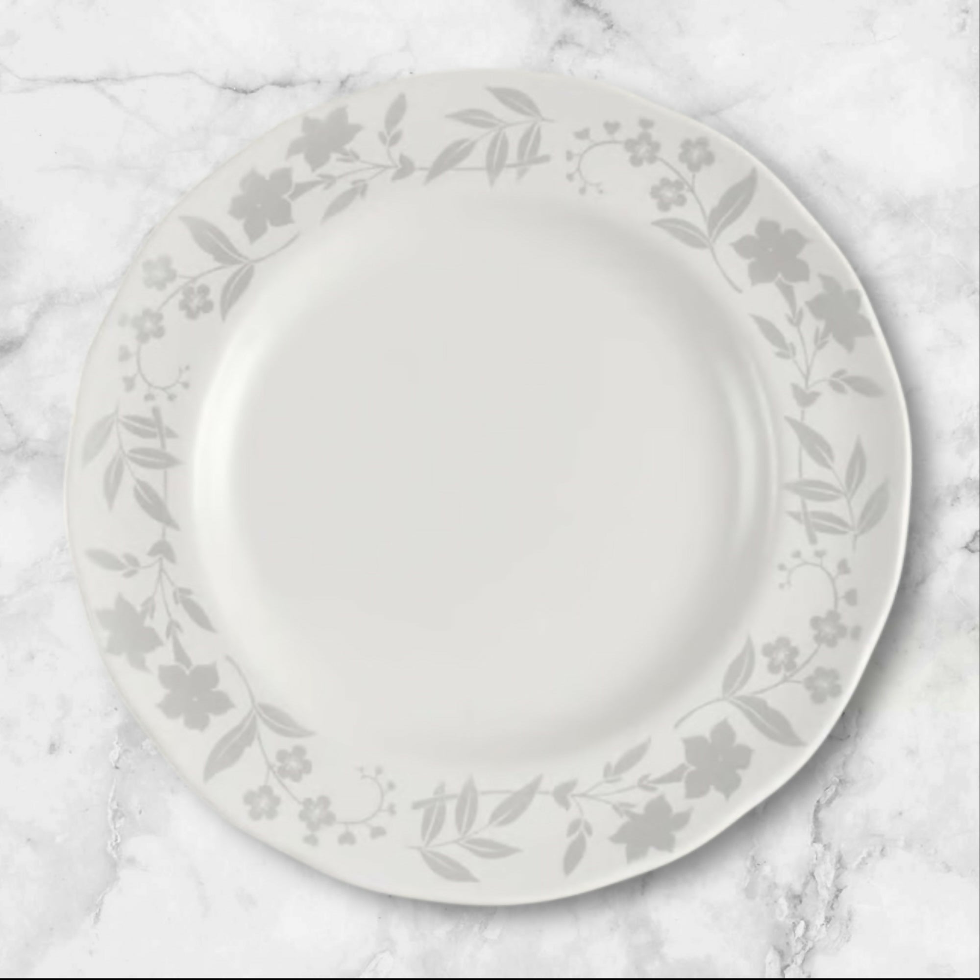 222 Fifth Refreshed Floral Dinner & Salad Plates | Set of 8 | Excellent Condition