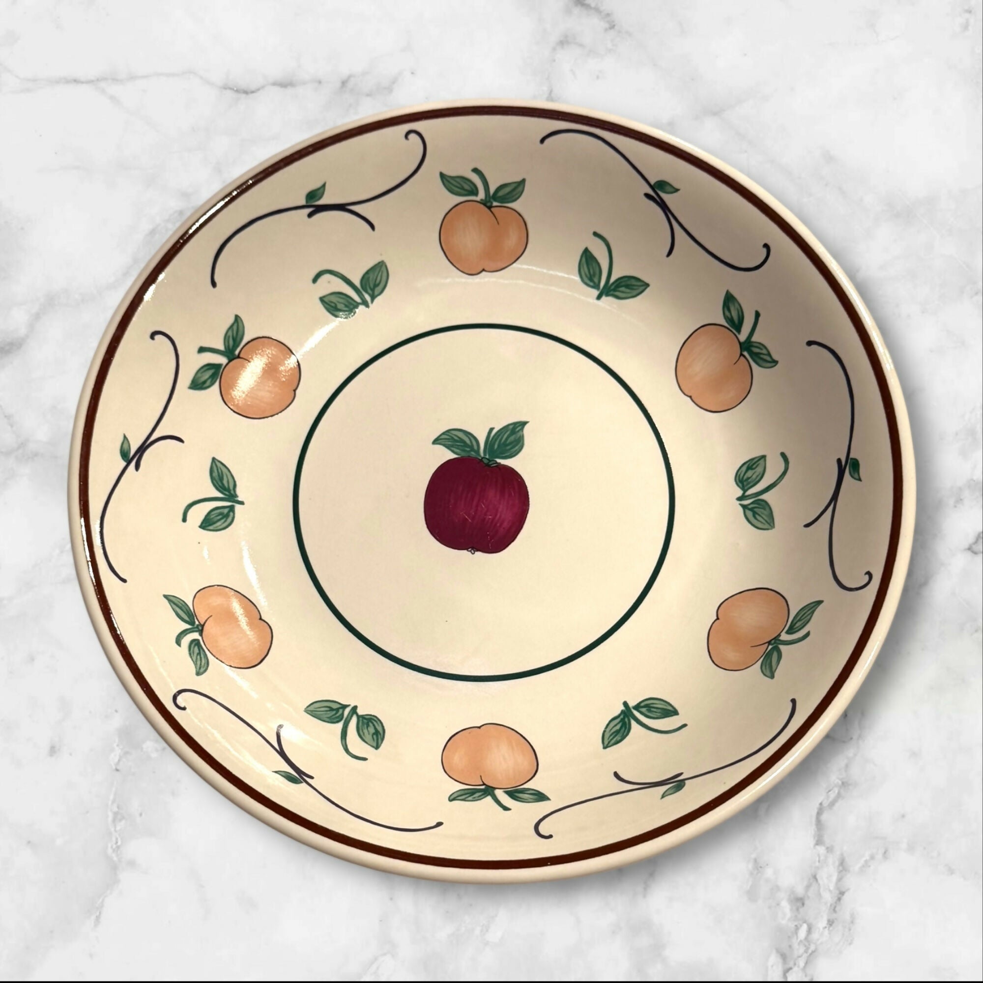Princess House Orchard Medley Coupe Soup Bowls Set of 4 | Excellent
