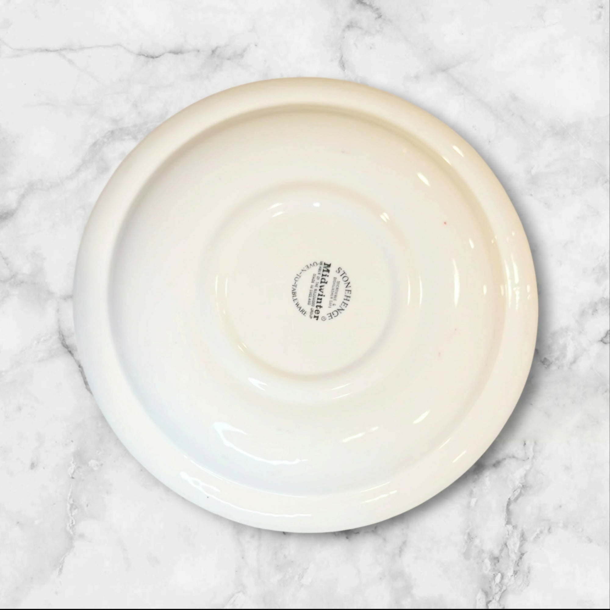 W R Midwinter Stonehenge White Dinner Plates | Set of 6 | Great Condition