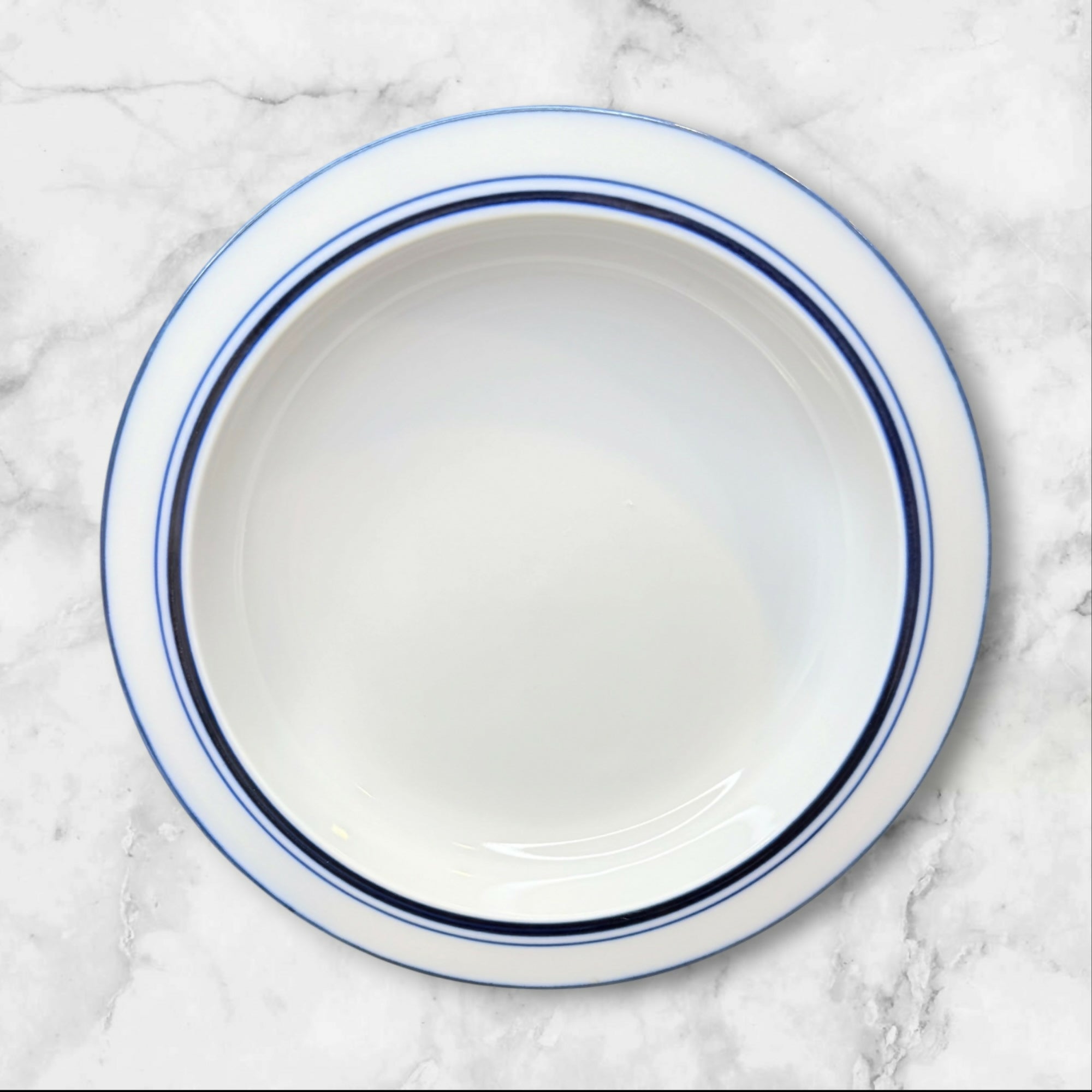 Dansk Christianshavn Blue Rim Soup Bowls | Set of 5 | Japan