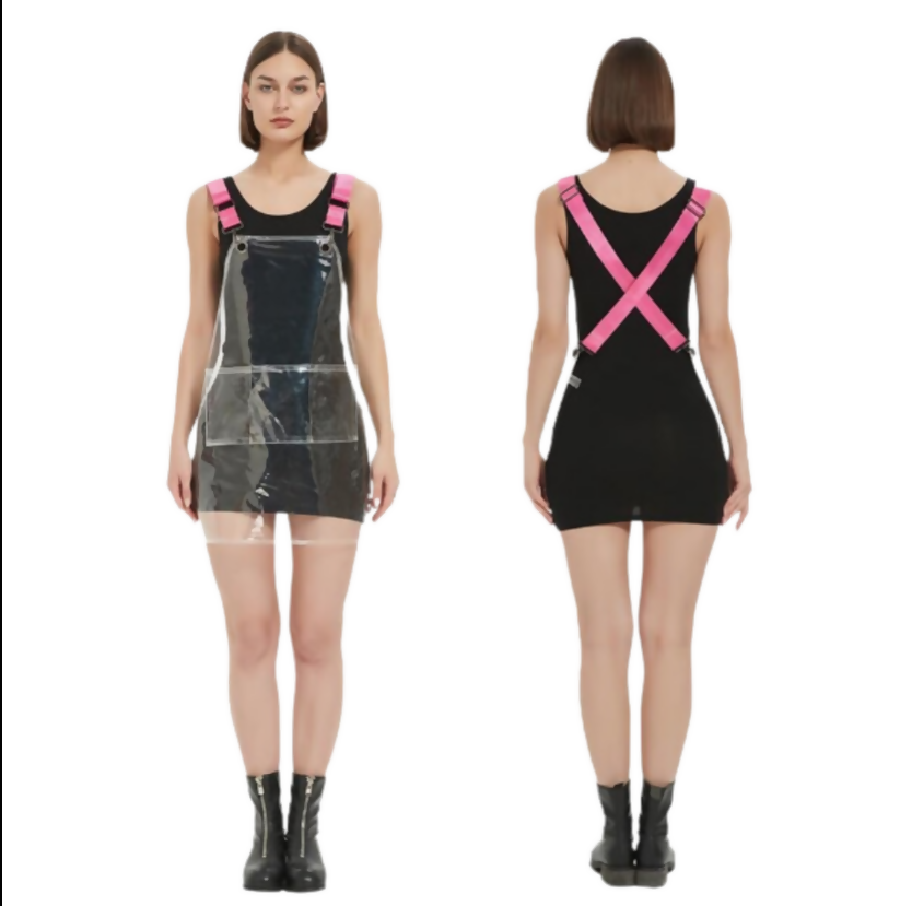 Anypron Waterproof Kitchen Apron Pink Ribbon for Men & Women