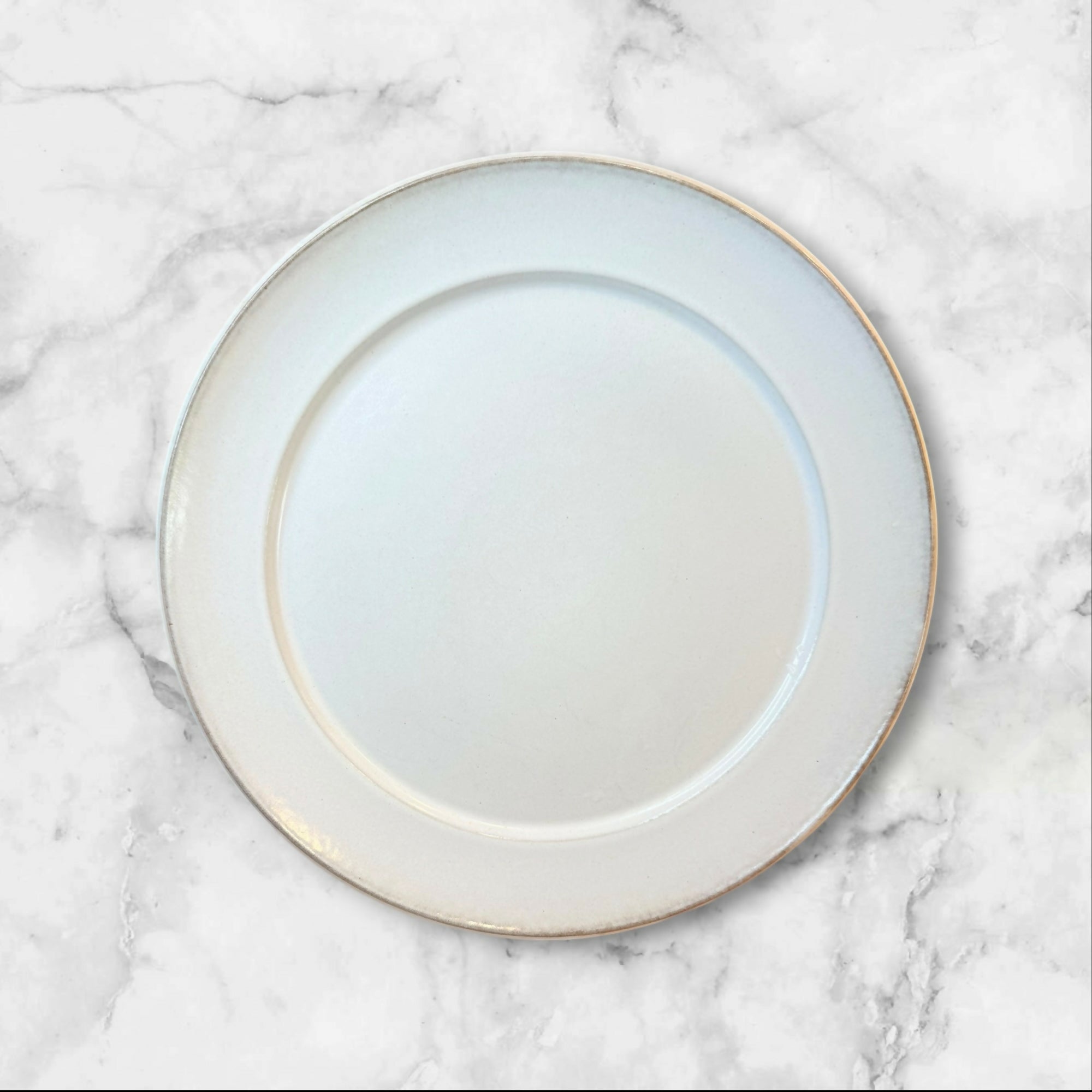 Denby Langley Potpourri White Dinner Plates Set of 4 England | Gently Used