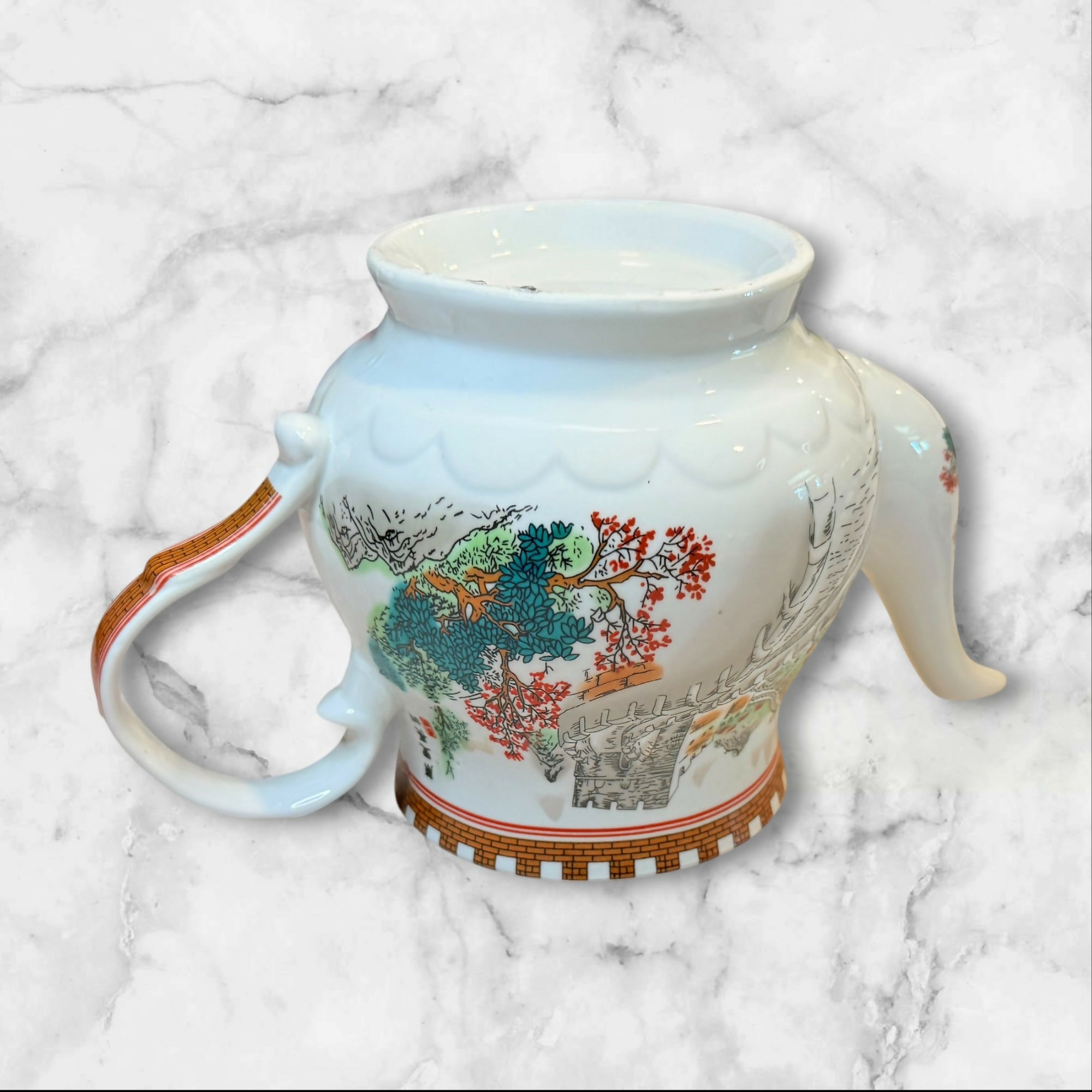 Yifaciyi Great Wall Porcelain Teapot | Lidded Tea Pot | Great Condition