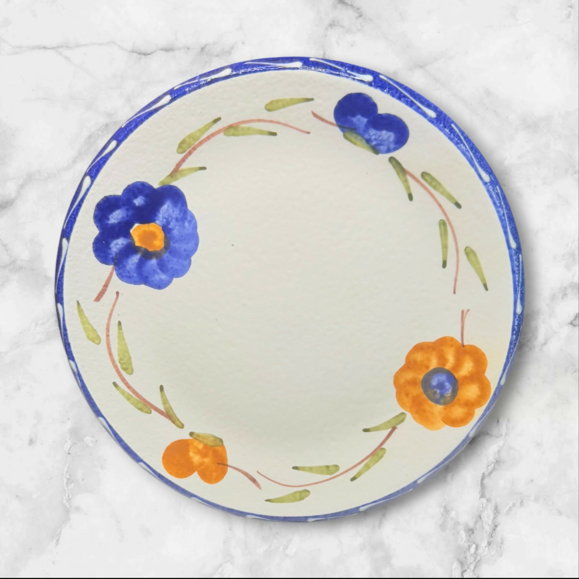 Furio La Spezia Salad Plates Set of 4 | Handpainted Italy | Gently Used