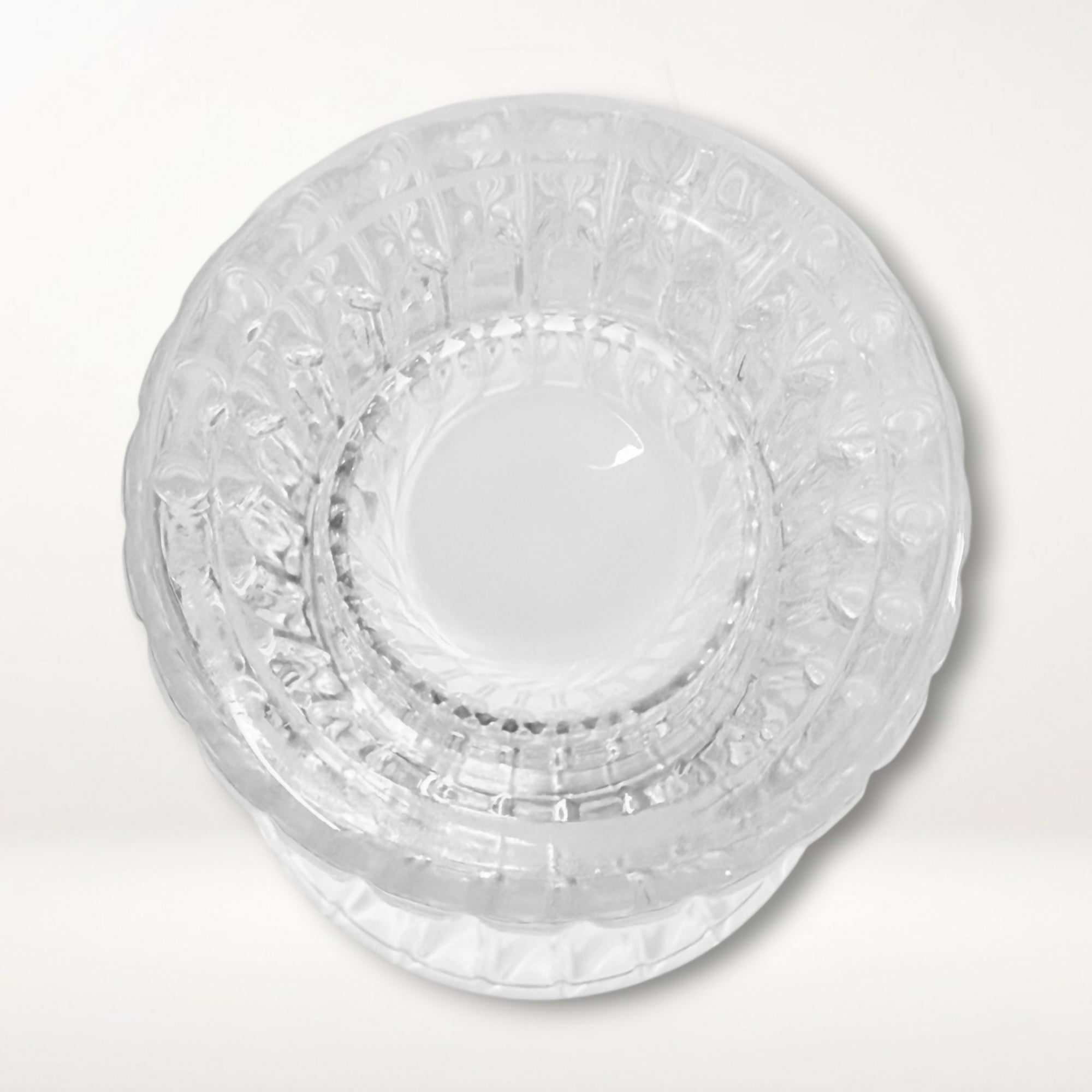 Mikasa Park Lane Crystal Flower Vase 10 Inch Clear Excellent Condition