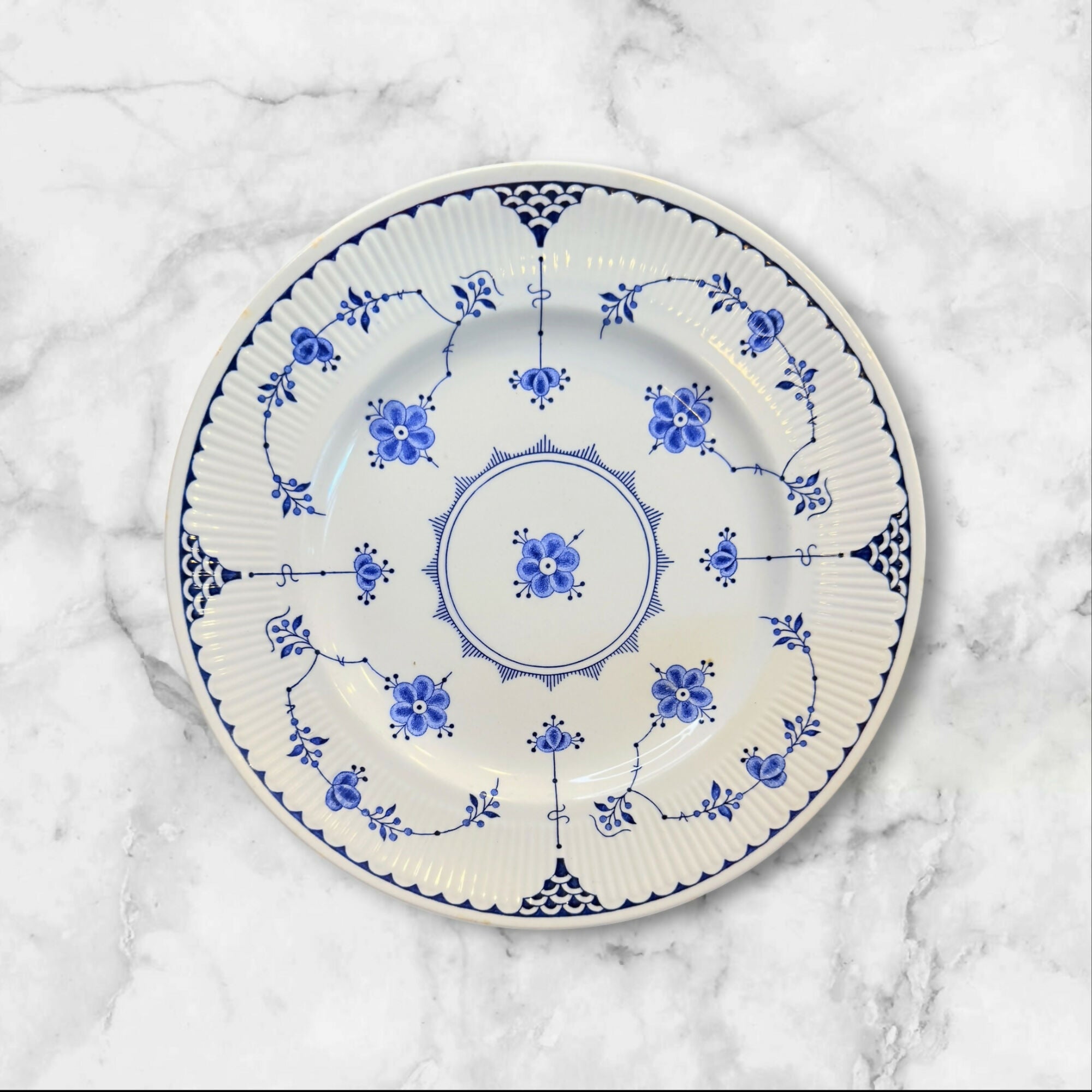 Franciscan Denmark Blue Dinner Plates | Set of 4 | Good Condition