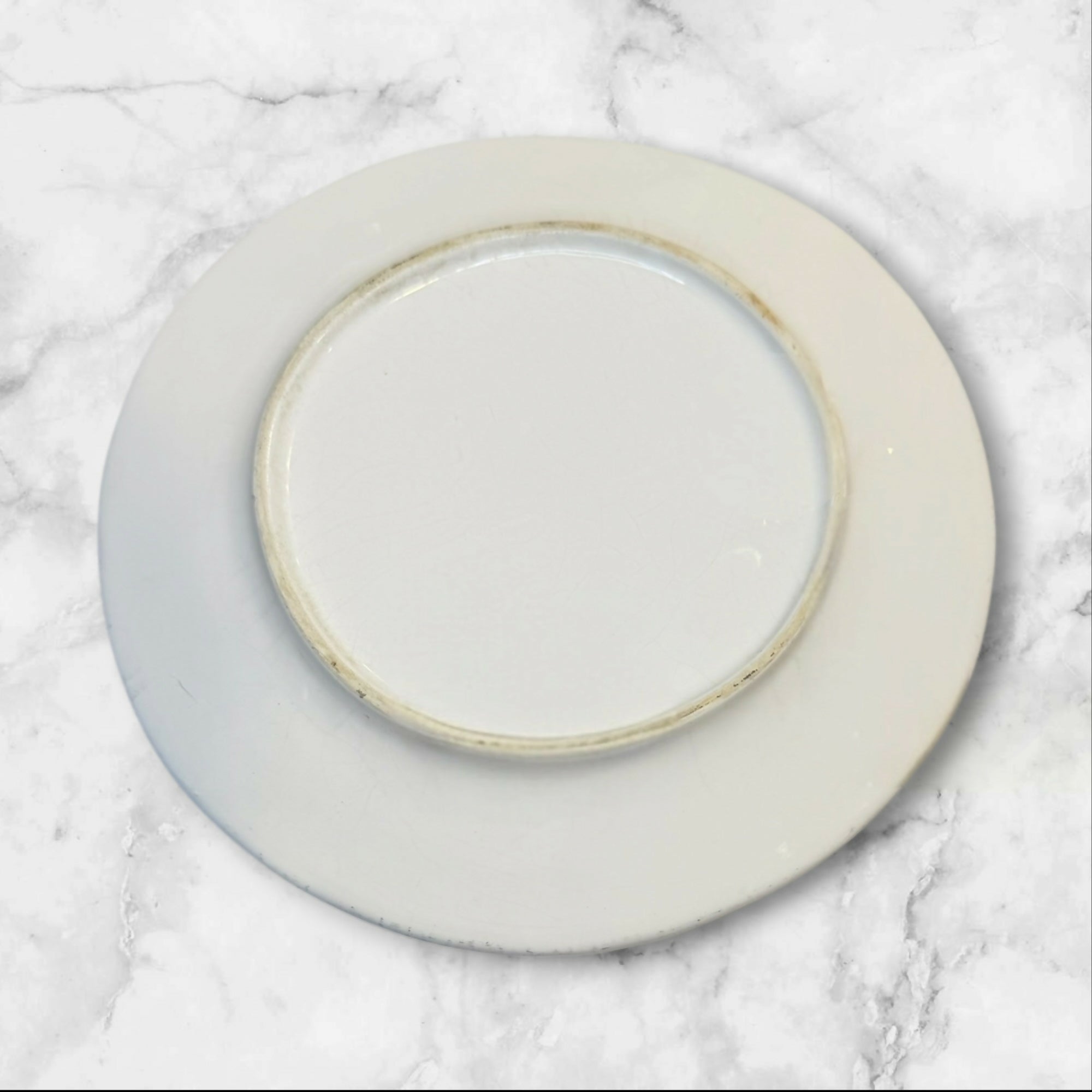 Earthenware Classic White Dinner Plates Set of 4 | Good Condition