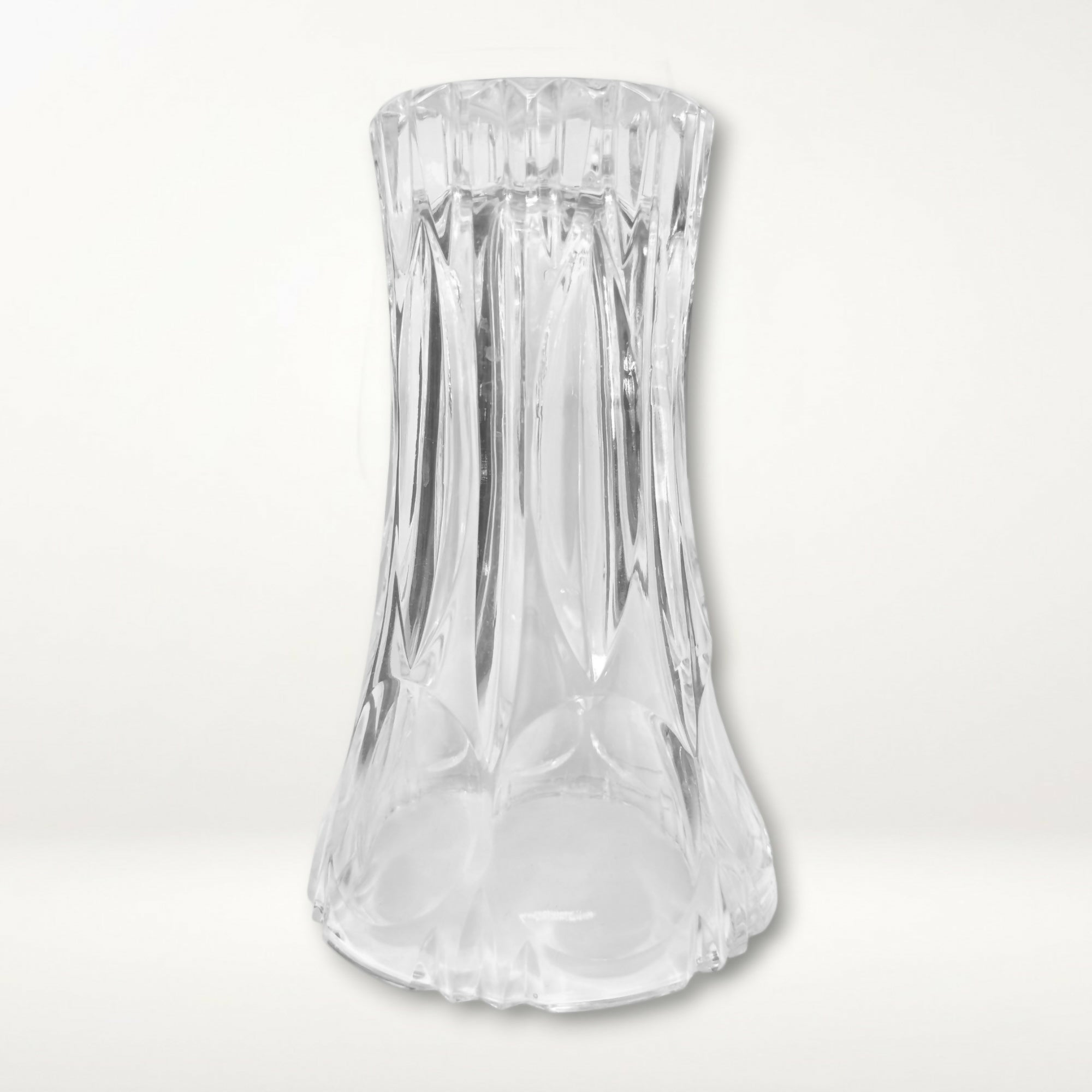 Crystal Cut Glass Flared Vase | 7.125 Inch | Gently Used