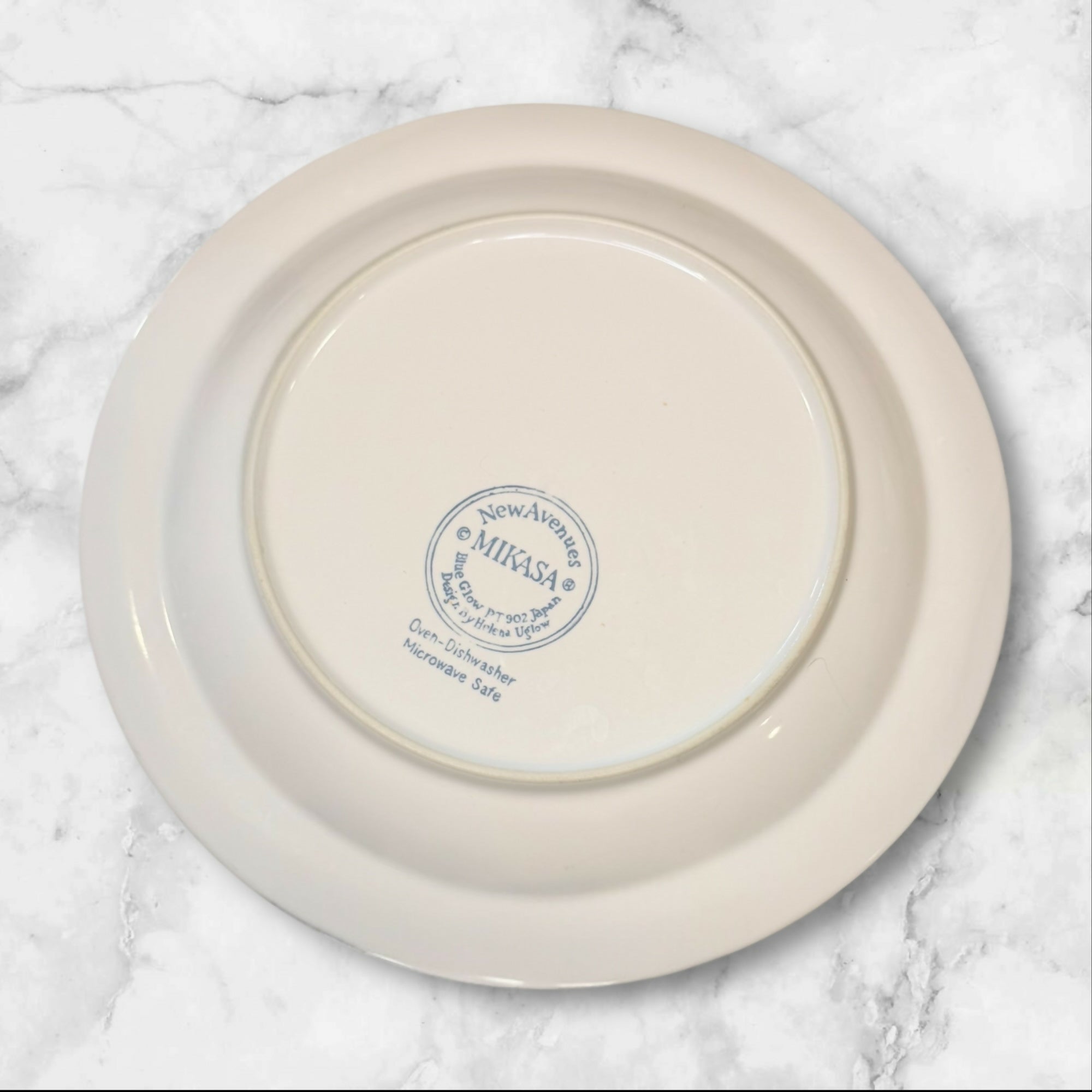 Mikasa Blue Glow Dinner & Salad Plates | Set of 8 | Excellent Condition