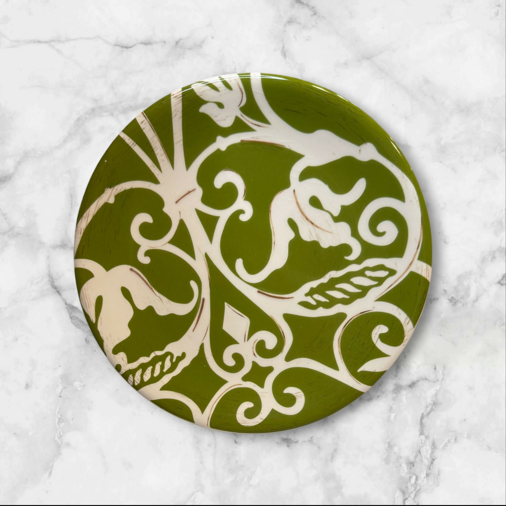 Pier 1 Graphic Garden Salad Plates Set of 4 | Excellent Condition