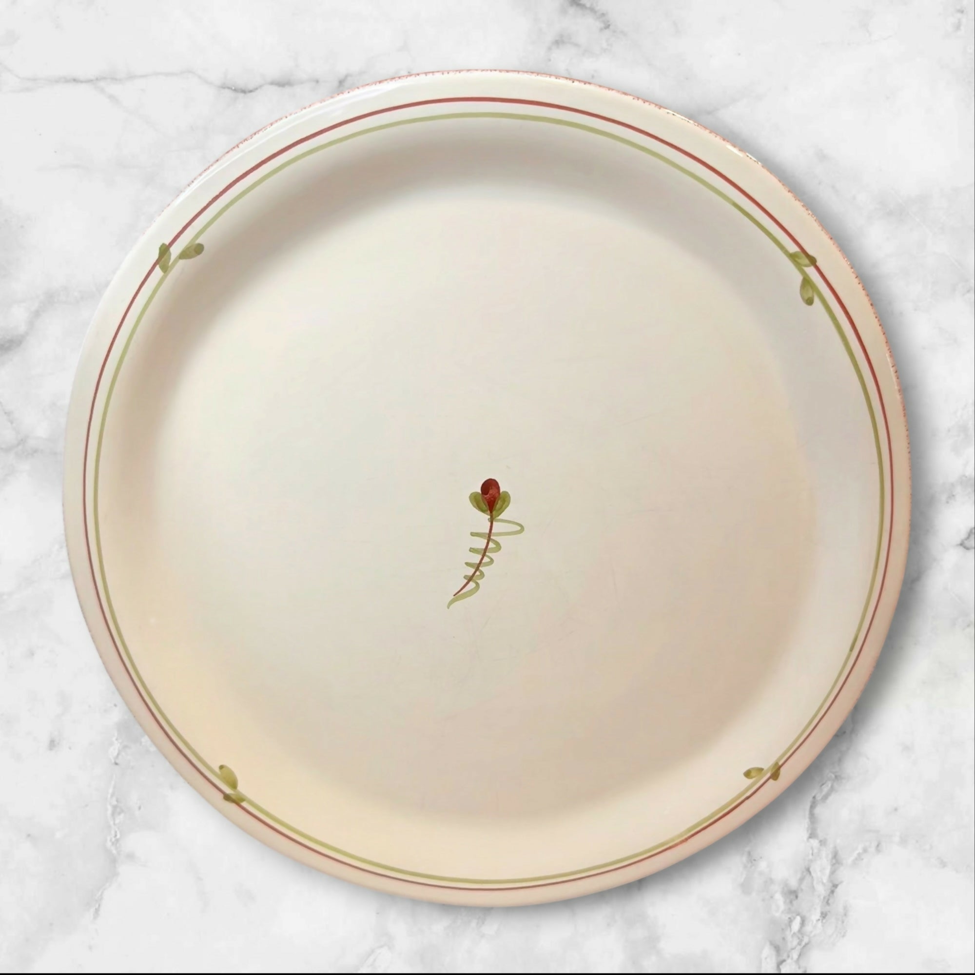 Vietri Fiori Di Bosco Dinner Plates | Set of 3 | Good Condition