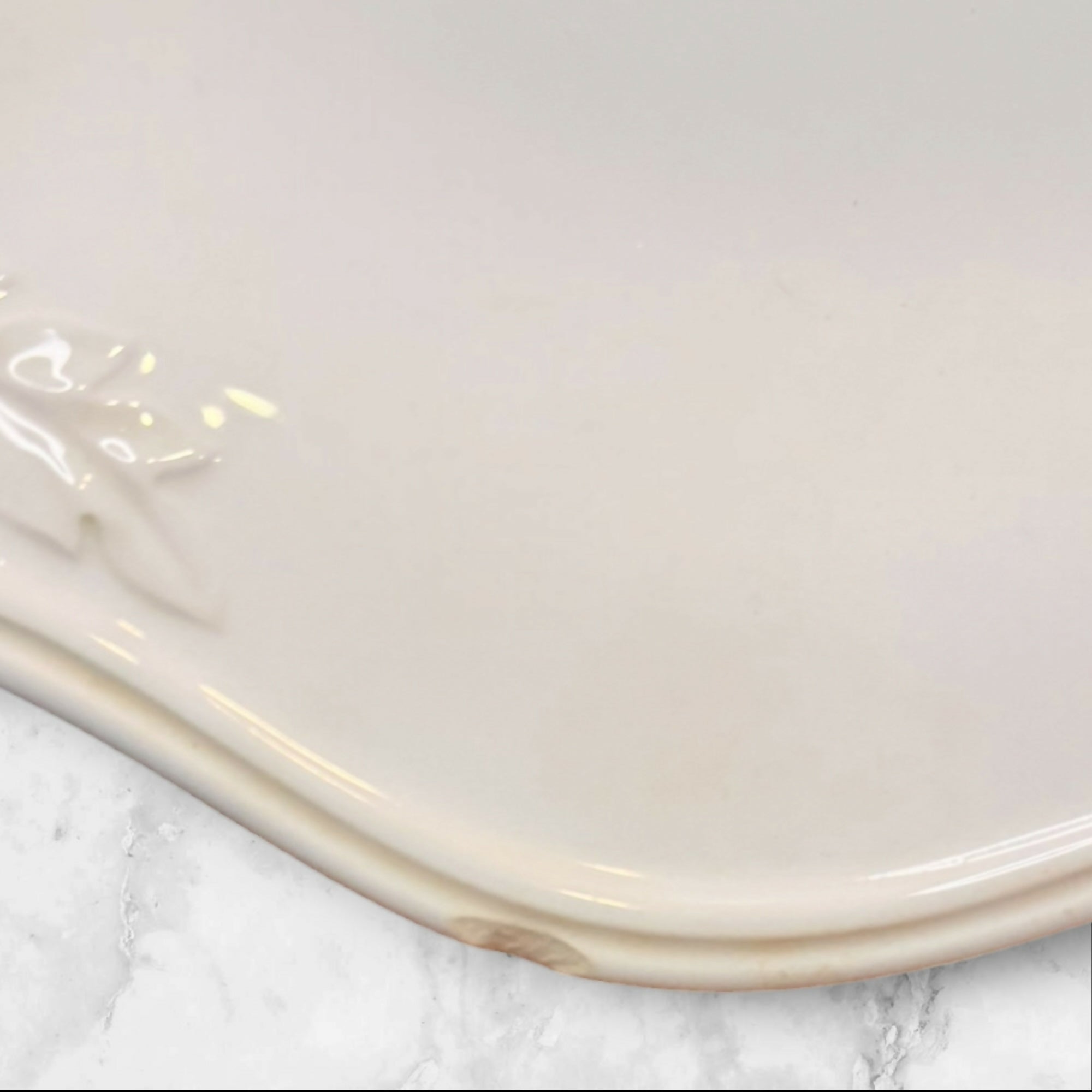 Lenox Butler’s Pantry Gourmet Salad Plates | Set of 2 | Ivory Embossed