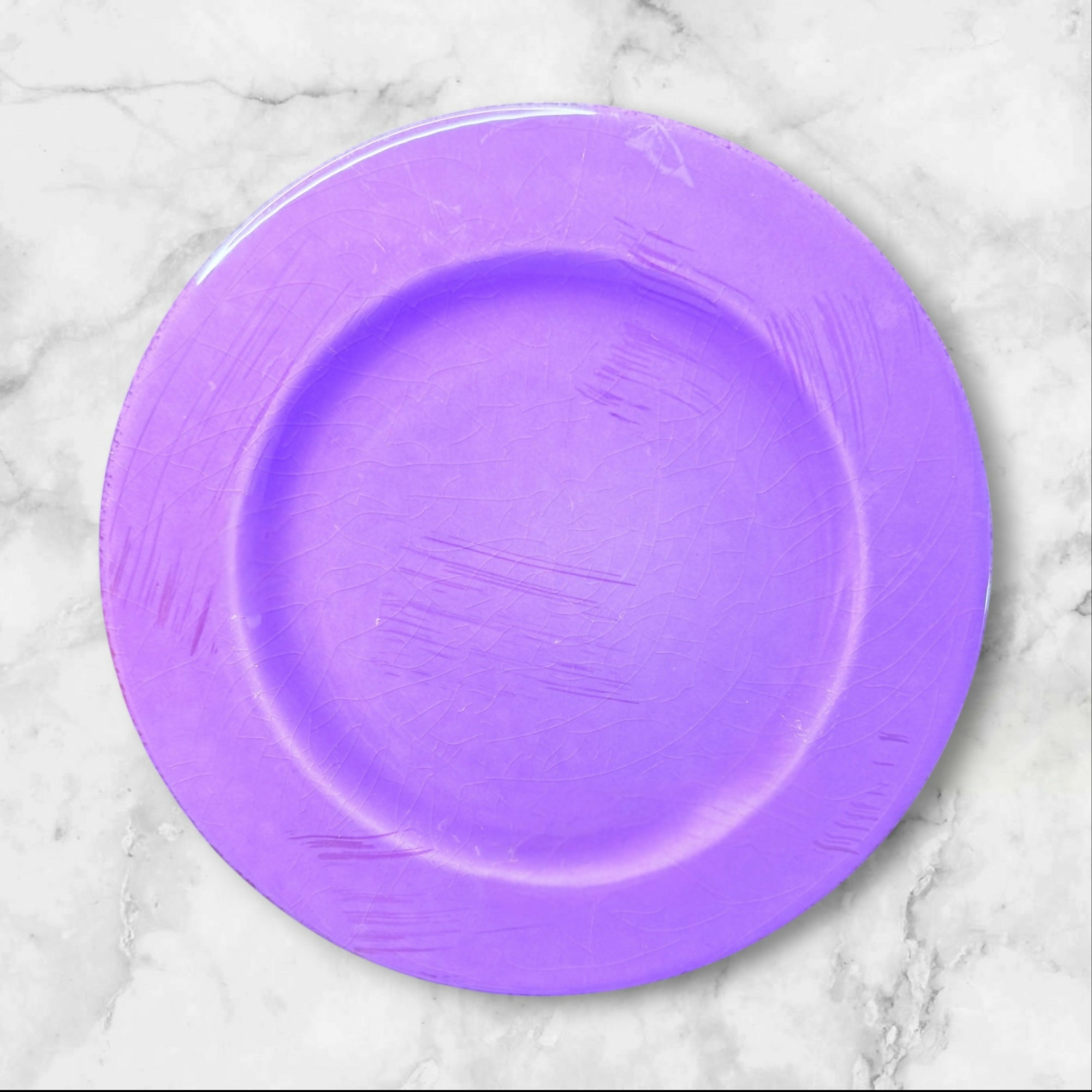 HOME Italy Purple Dinner Plates | Set of 6 | Italian Ceramic | Great Condition