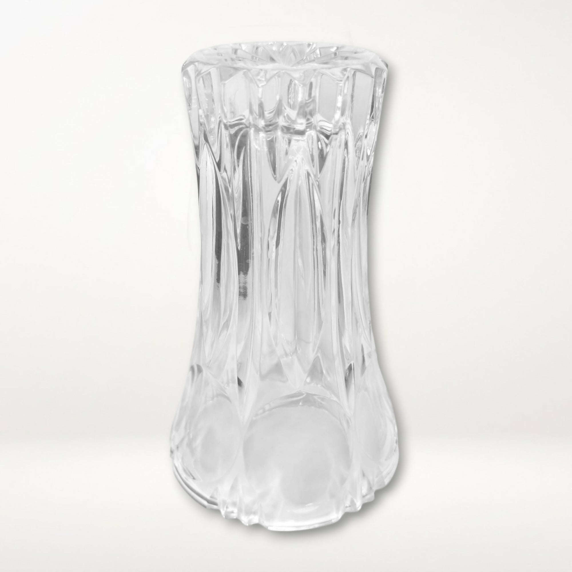 Crystal Cut Glass Flared Vase | 7.125 Inch | Gently Used