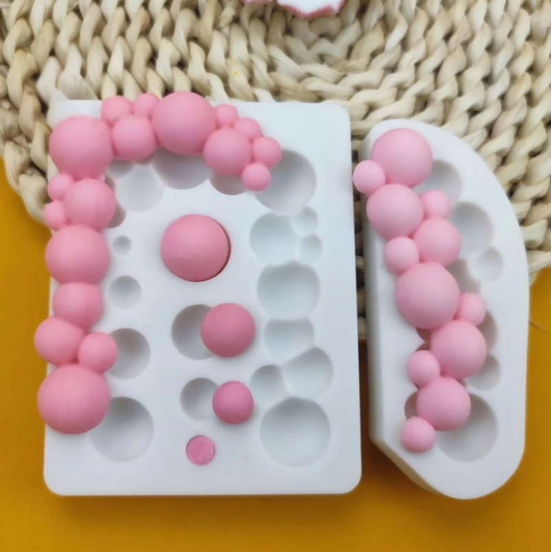 Anygleam Fondant Molder Bubbles Silicone Cake Baking Modelling Equipment