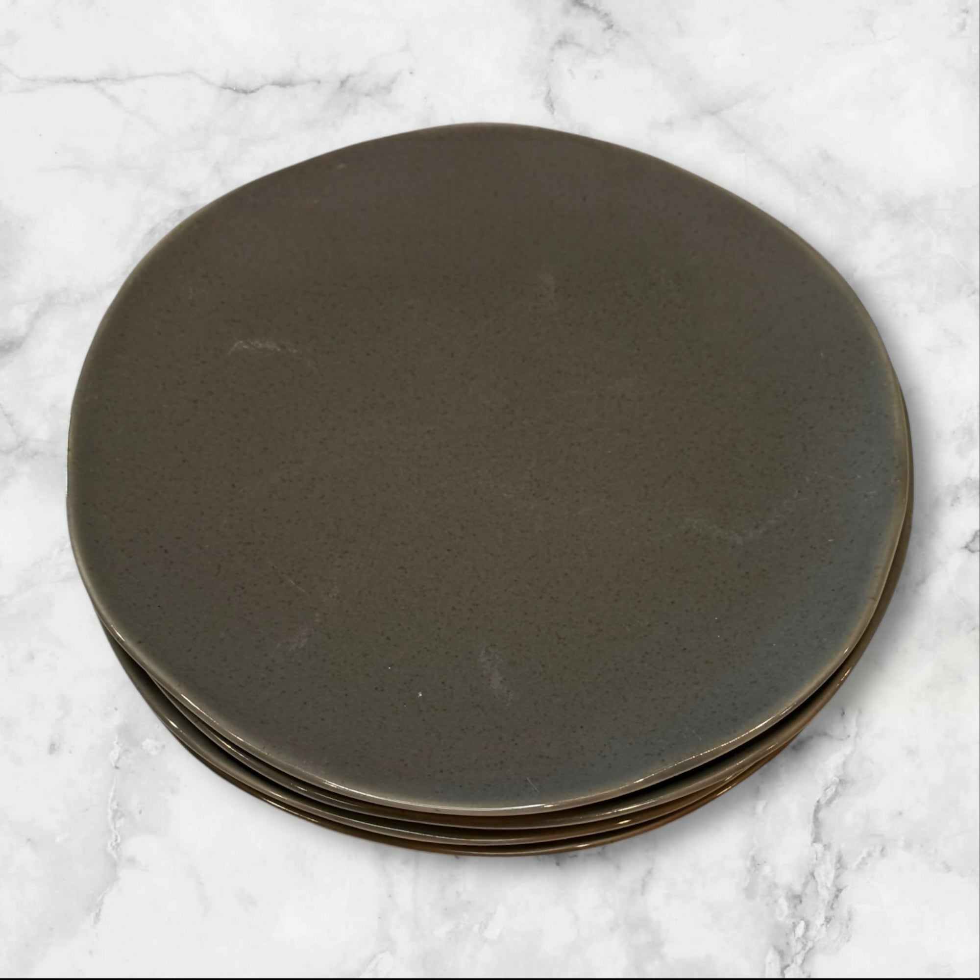 Scott Living Speckled Gray Salad Plates Set of 4 | Good Condition