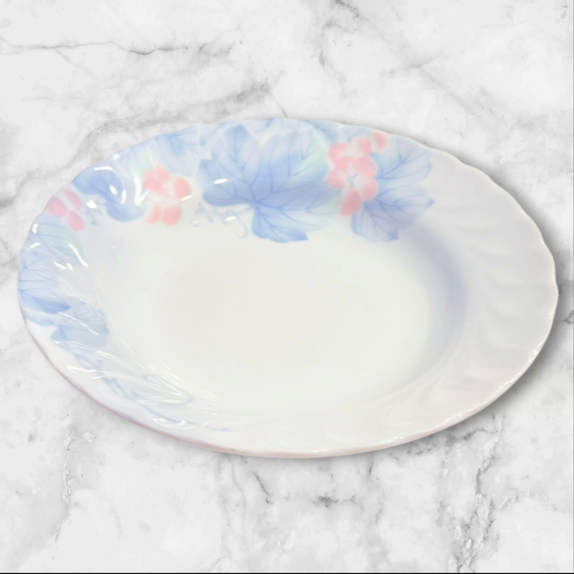 Tatung Kiln Grapevine Large Rim Soup Bowls | Set of 4 | Excellent Condition