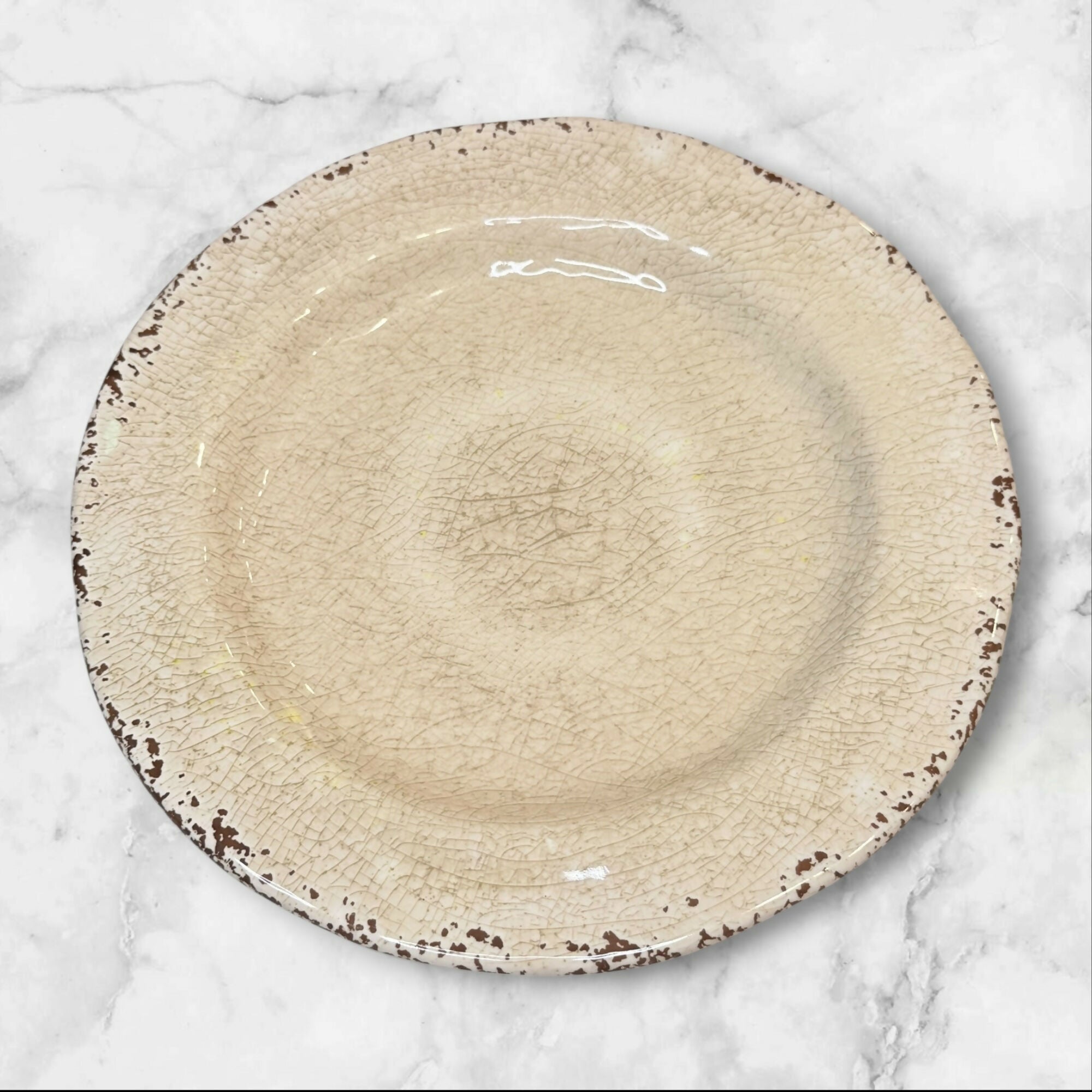 Pier 1 Carmelo Melamine Salad Plates | Set of 4 | Fair Condition