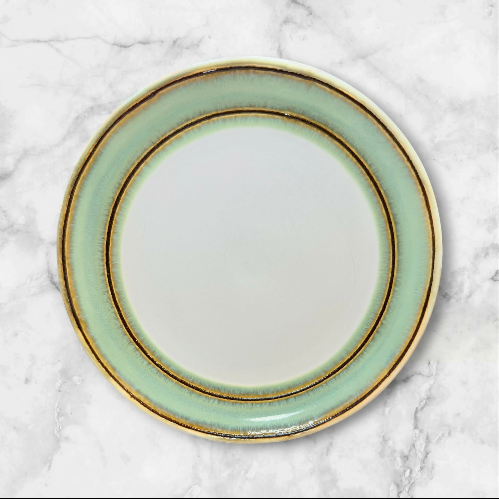 Sango Waves Green Salad Plates Set of 4 | Great Condition