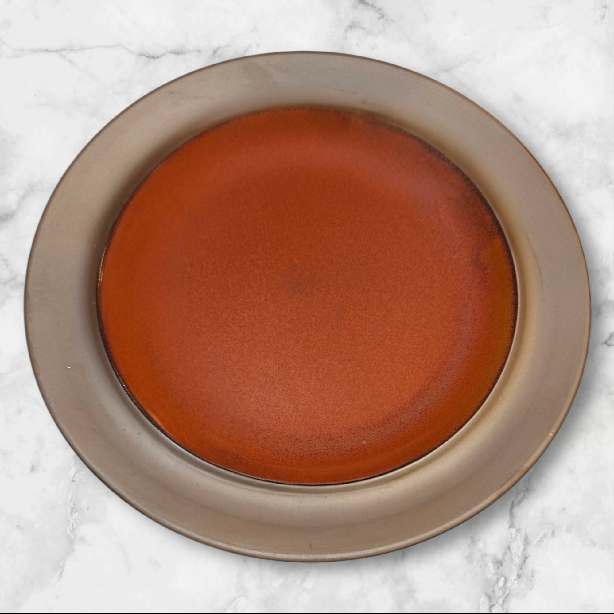 Sango Canyon Sienna Dinner Plates Set of 4 | 11” Rustic Red Brown