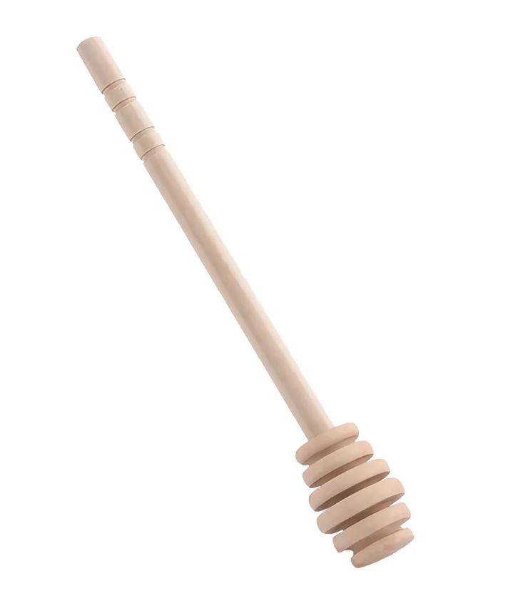 Anygleam Natural Brown 10pcs Wooden Honey Spoon Dipper Sticks Kitchen Tableware