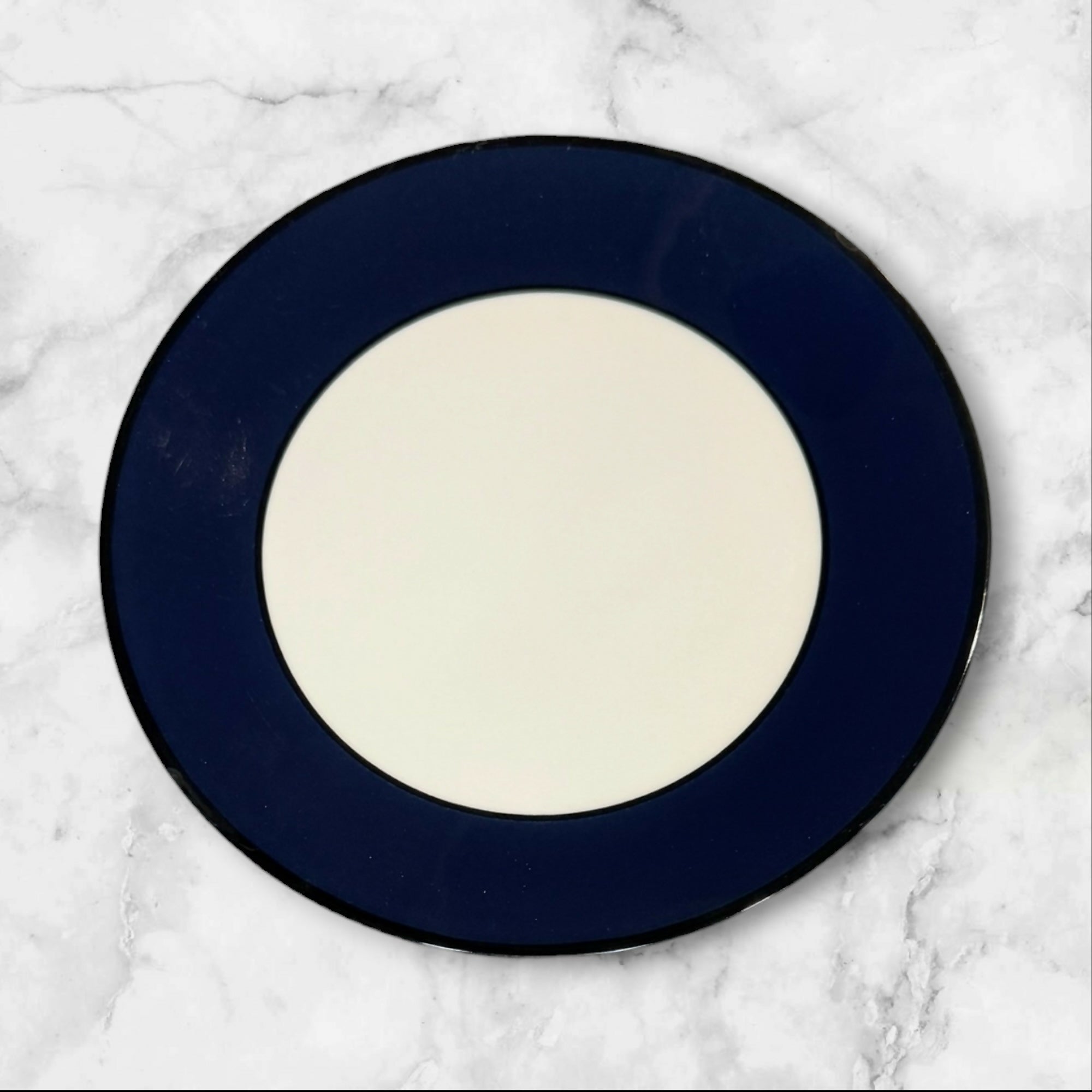 Pagnossin Blue Band Salad Plates Set of 4 | Excellent Condition
