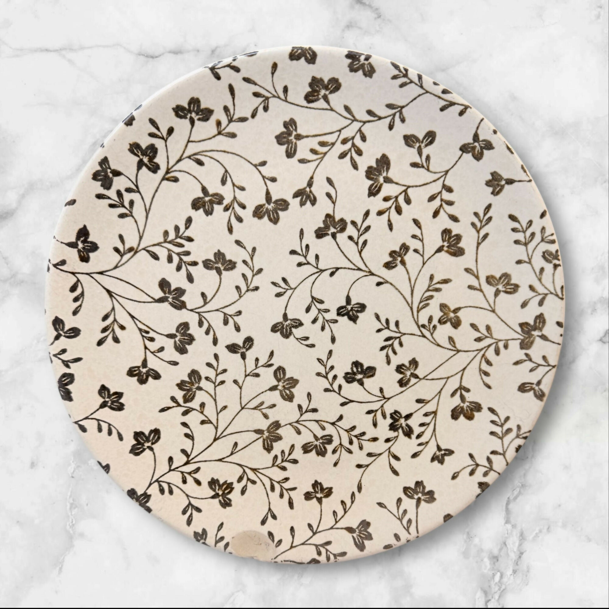 Sango Fresh Flowers Black Dinner & Salad Plates | Set of 8 | Gently Used