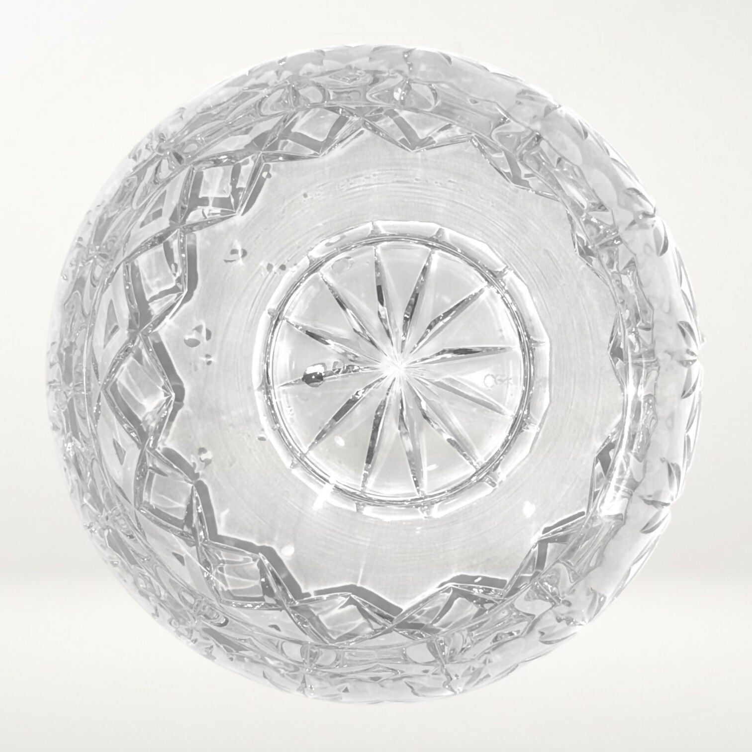 Ceska Tradition Crystal Footed Serving Bowl | 6” | Excellent Condition