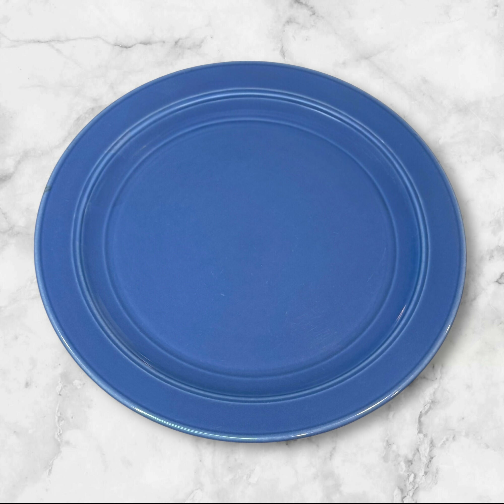 Metlox Poppytrail Vernon Early California Cobalt Blue Plates | Set of 4 | Great Condition