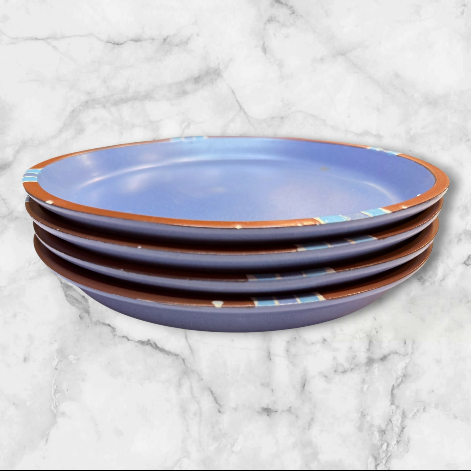 Dansk Mesa Sky Blue Dinner Plates Set of 4 | Great Condition | Portugal